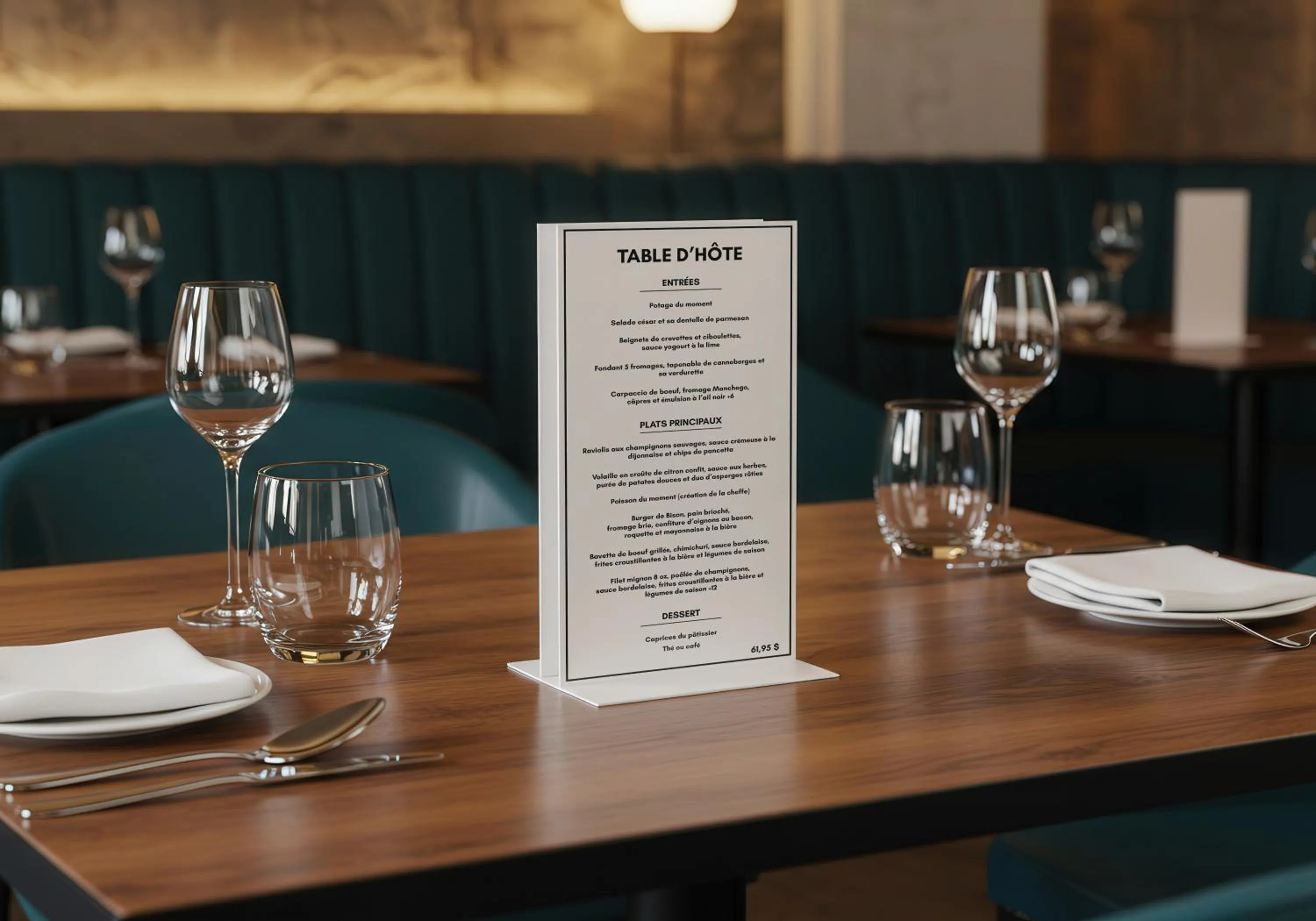 Restaurant/places to eat in Hôtel Matha