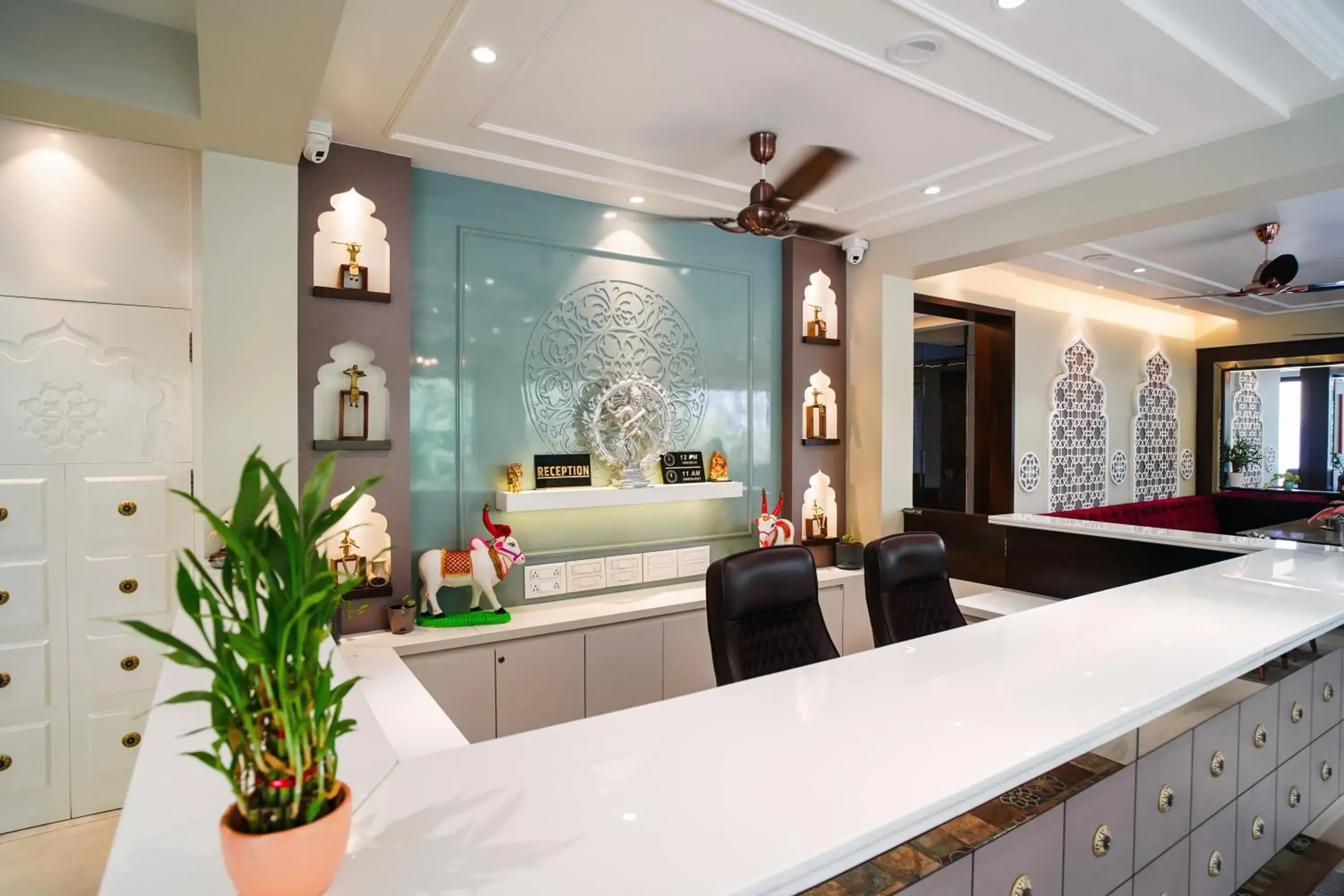 Lobby or reception in VIRASAT RESORT Lobby or reception in VIRASAT RESORT