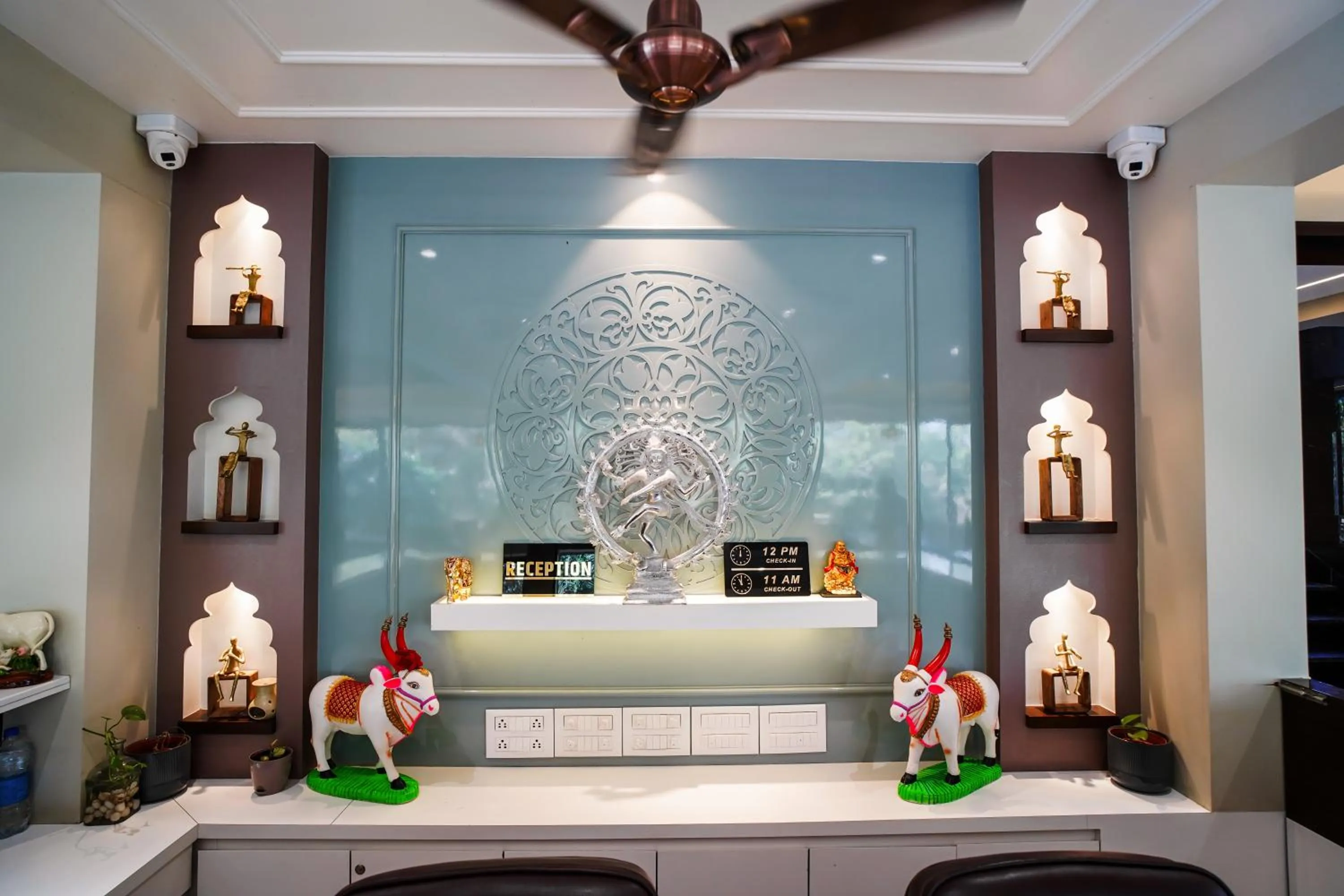 Lobby or reception in VIRASAT RESORT