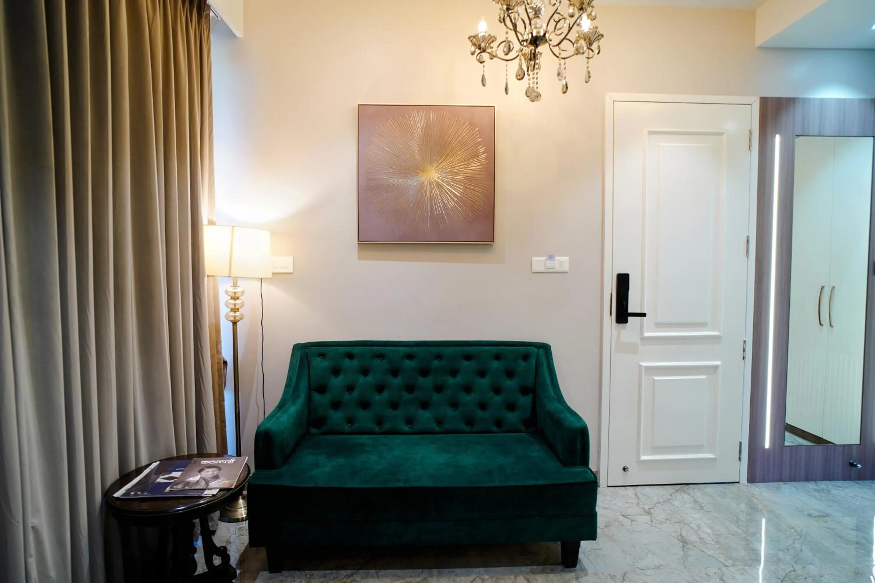 Living room in VIRASAT RESORT