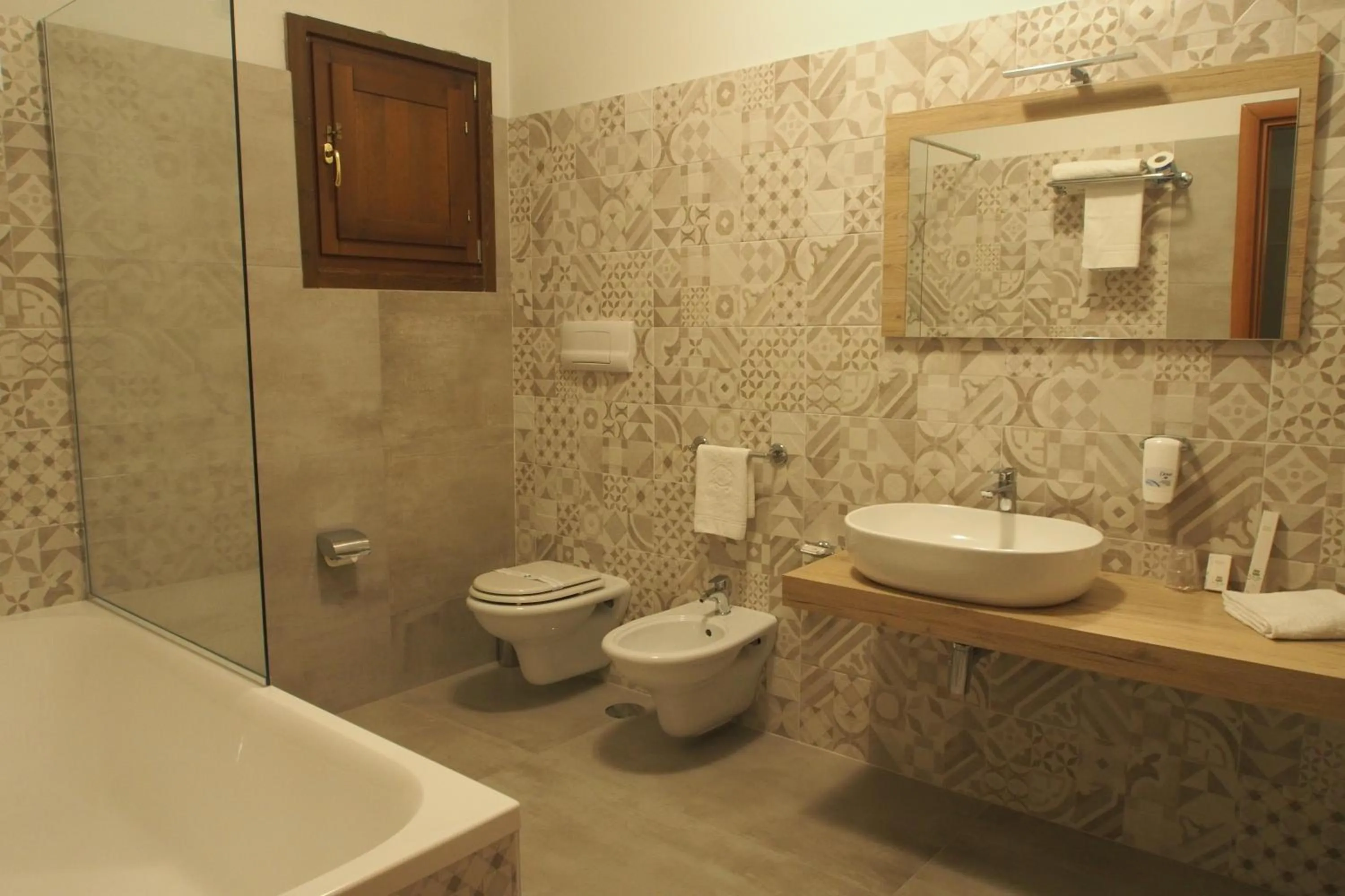 Bathroom in Bel Sito Hotel Due Torri