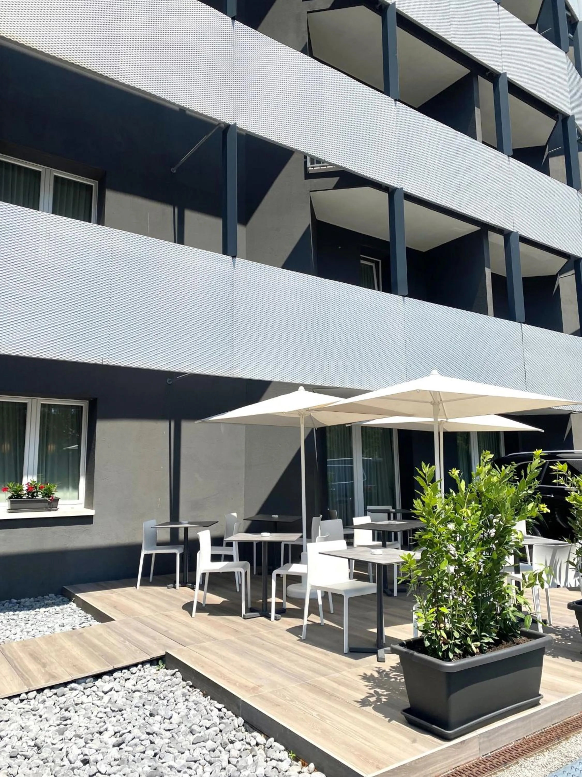 Balcony/Terrace in CAVALLO Hotel Noventa di Piave