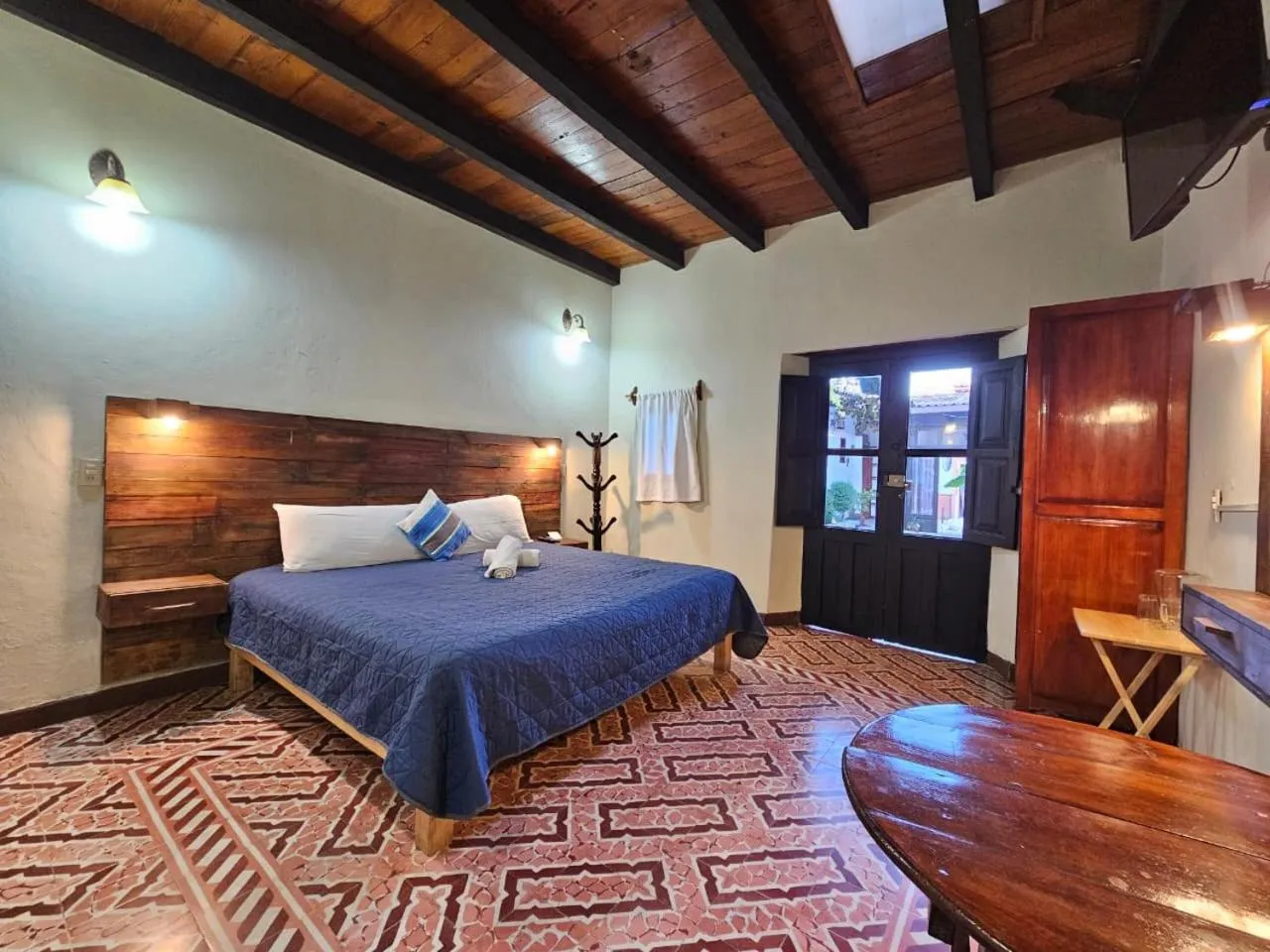 Bed in Arte Sano Hotel San Cristobal