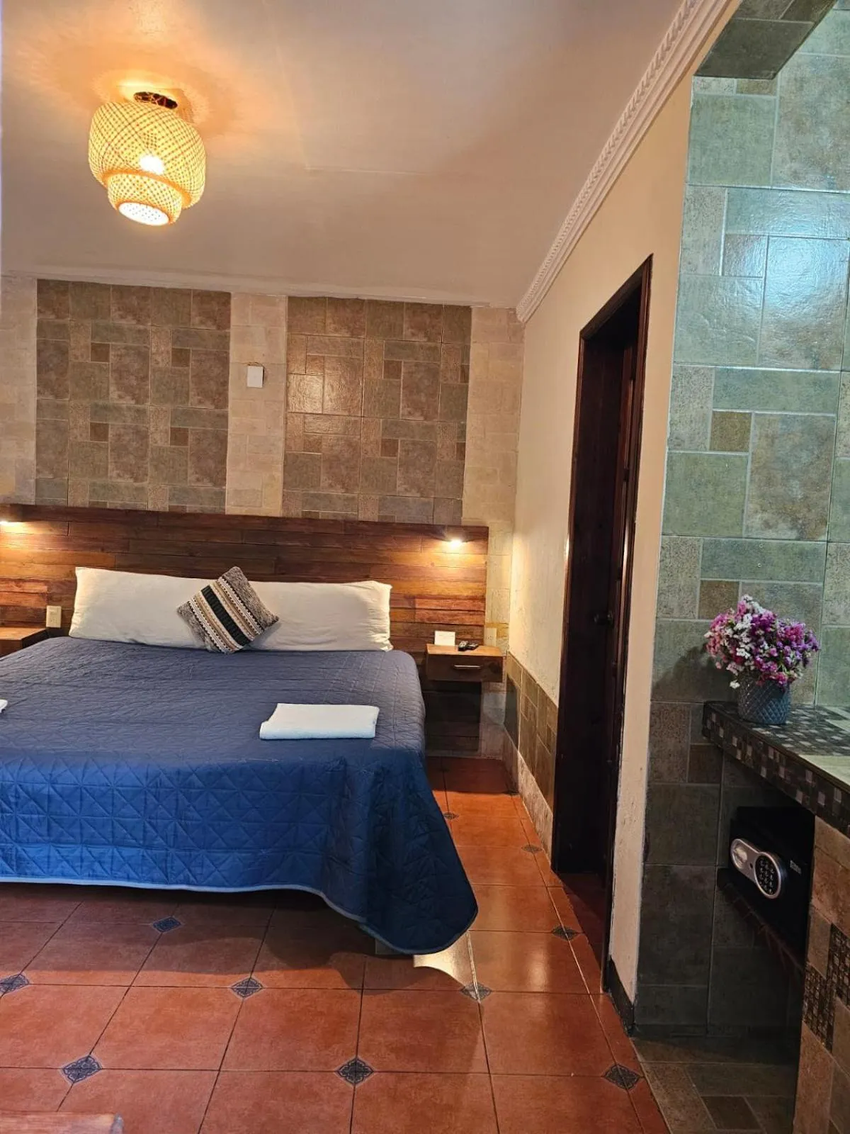 Bed in Arte Sano Hotel San Cristobal