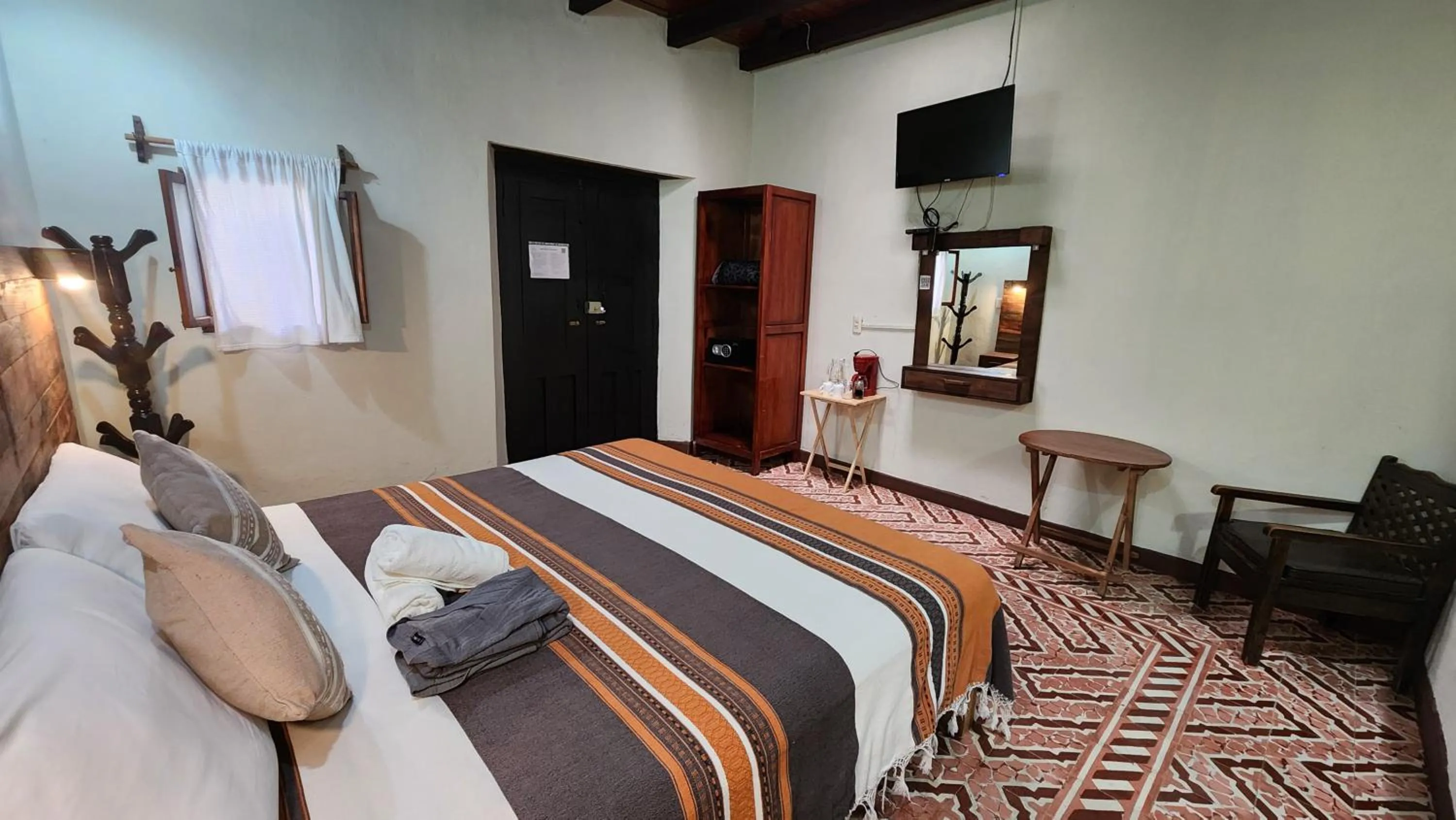 Bed in Arte Sano Hotel San Cristobal