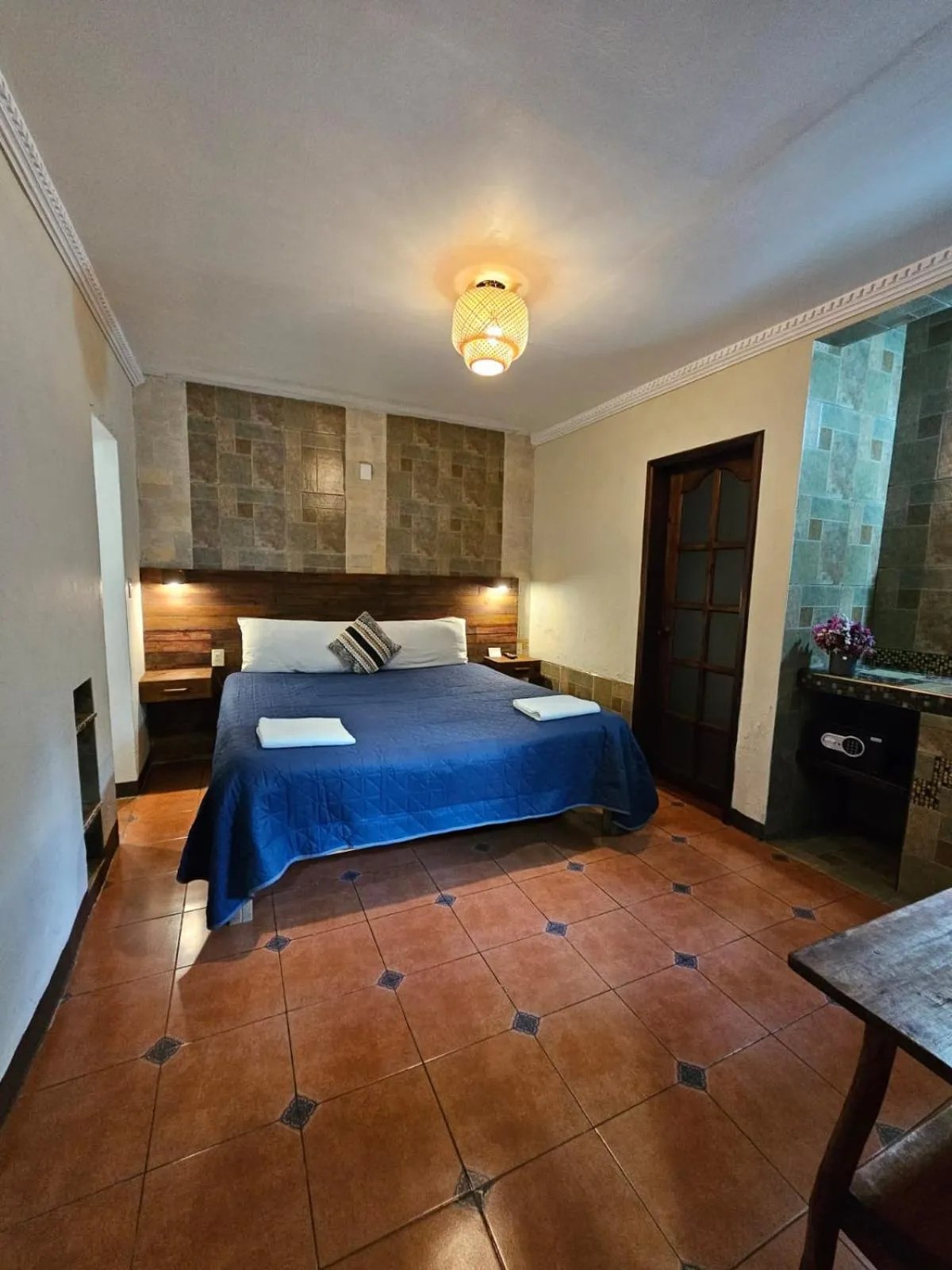 Bed in Arte Sano Hotel San Cristobal