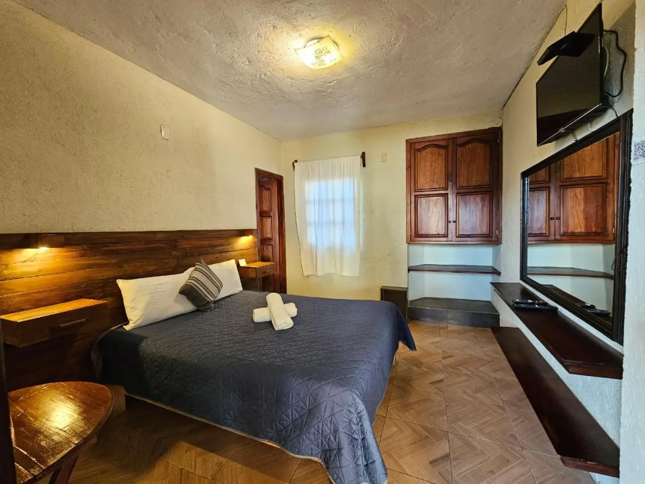 Bed in Arte Sano Hotel San Cristobal