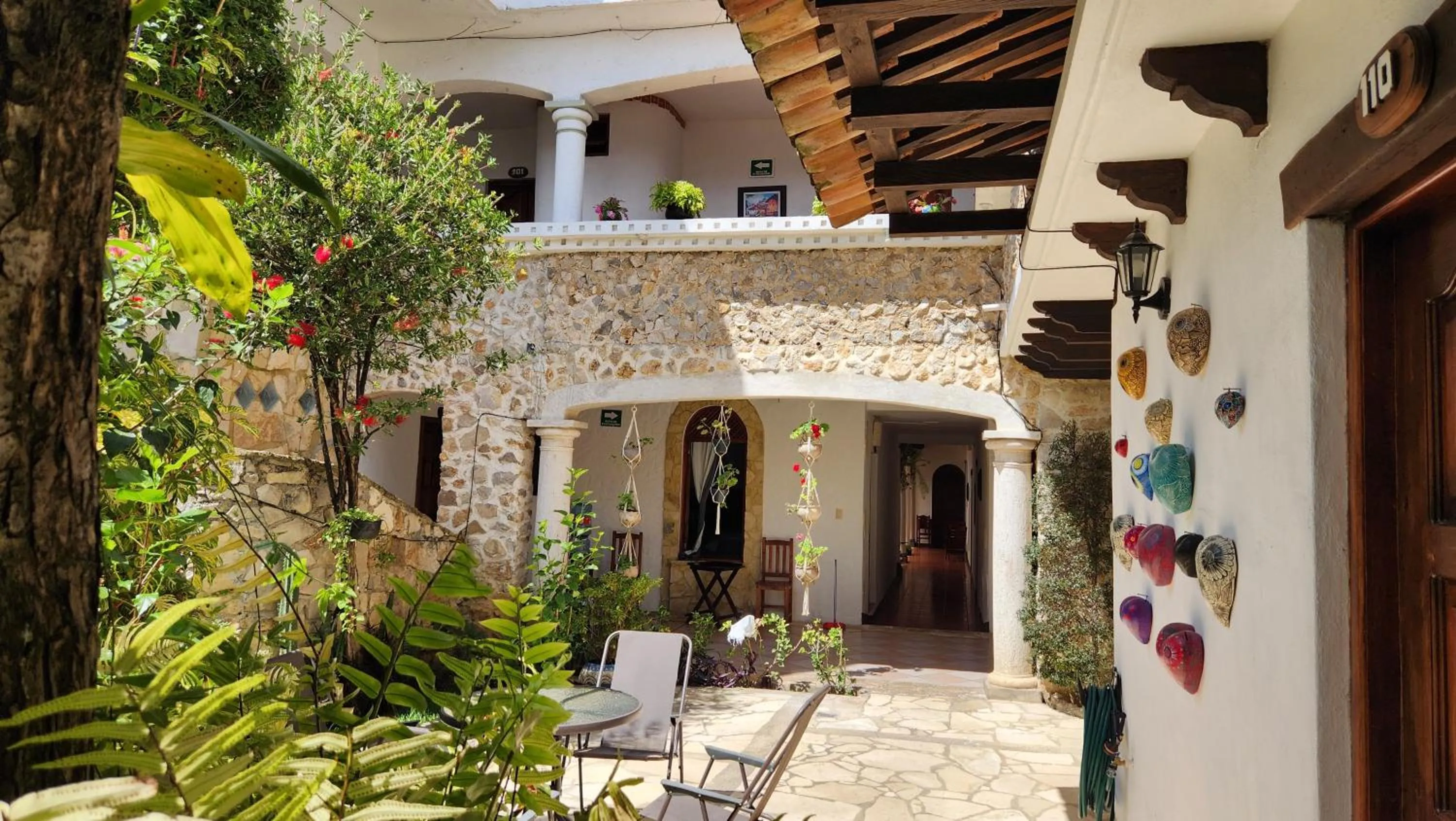 Property building in Arte Sano Hotel San Cristobal