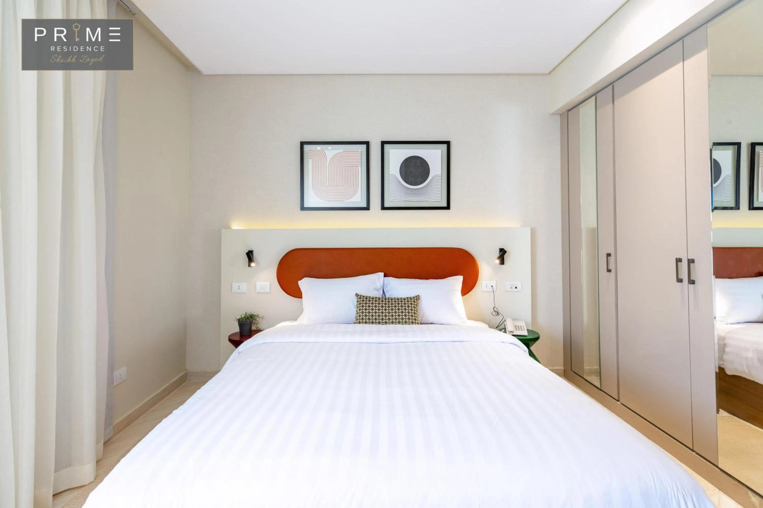 Photo of the whole room, Bed in Prime Residence Sheikh Zayed