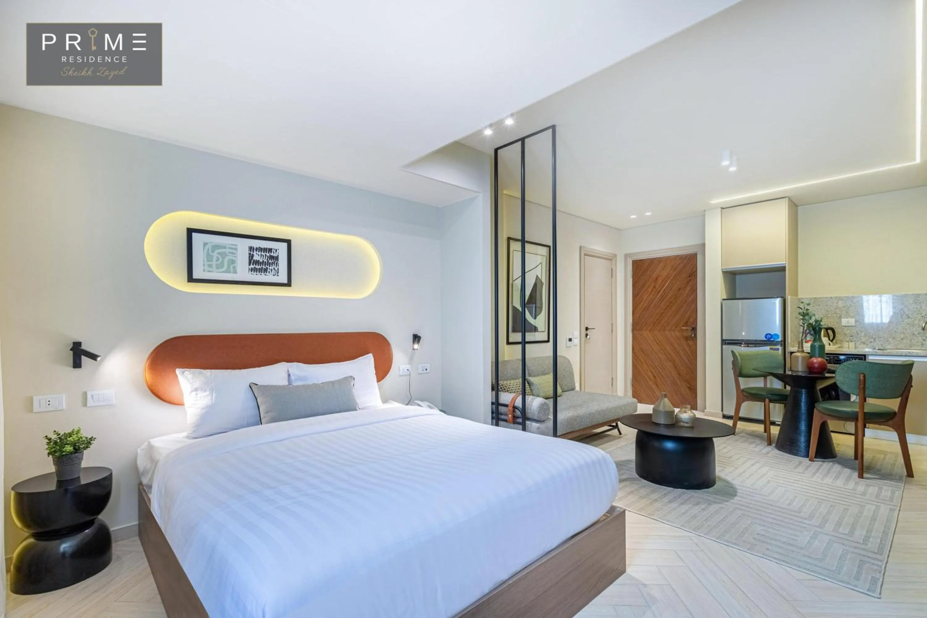 Photo of the whole room, Bed in Prime Residence Sheikh Zayed