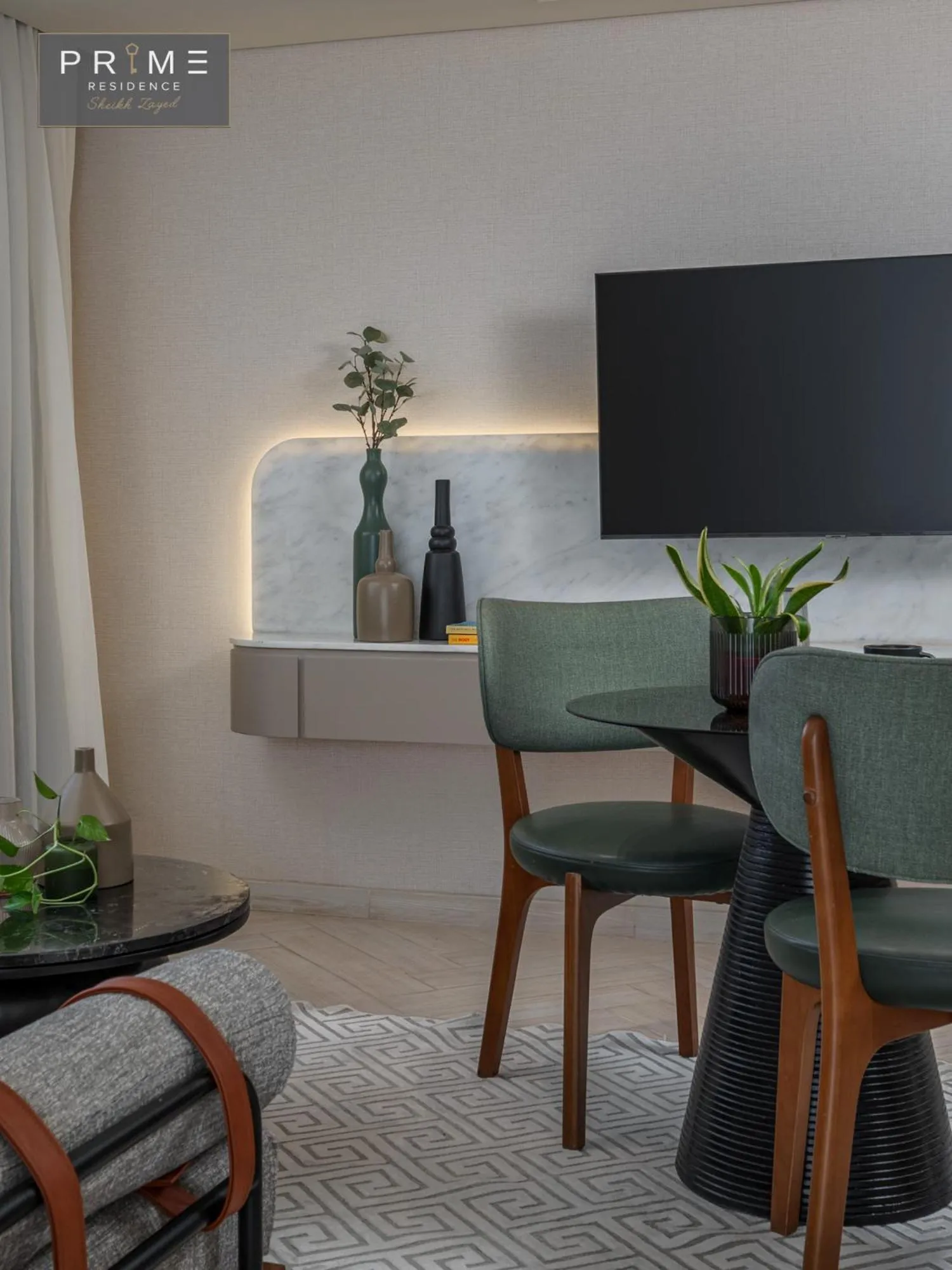 TV and multimedia in Prime Residence Sheikh Zayed