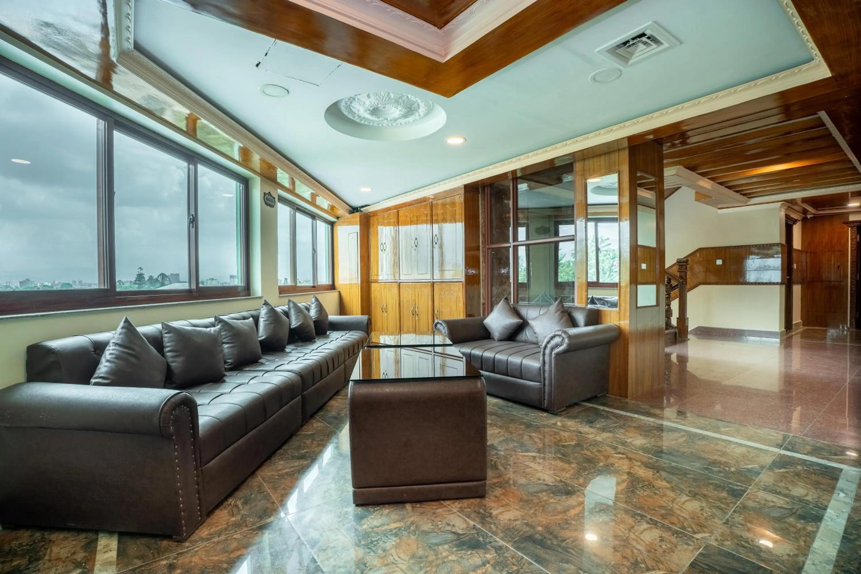 Seating area in Surya Heritage Hotel