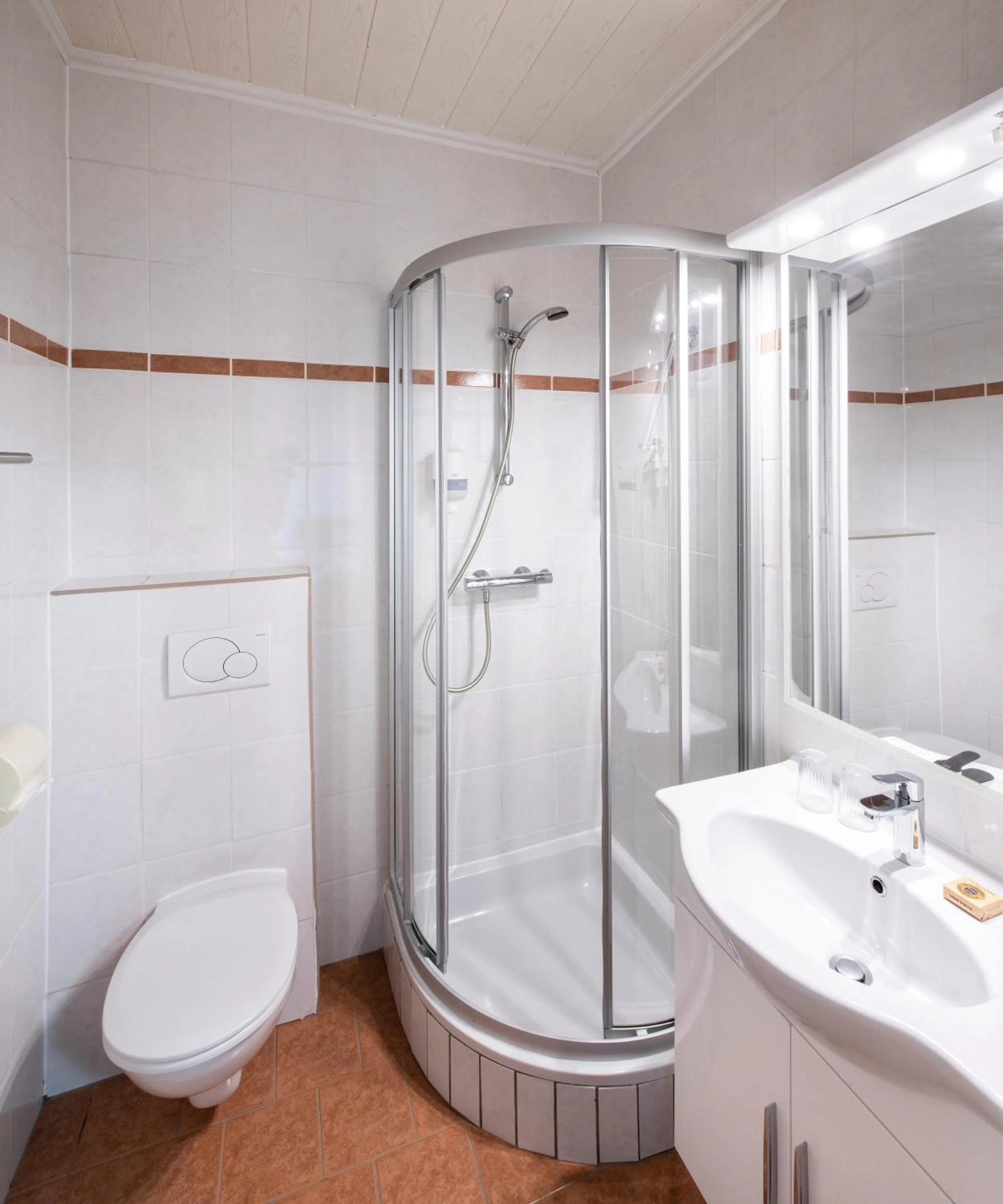 Bathroom in Hotel Altneudörflerhof