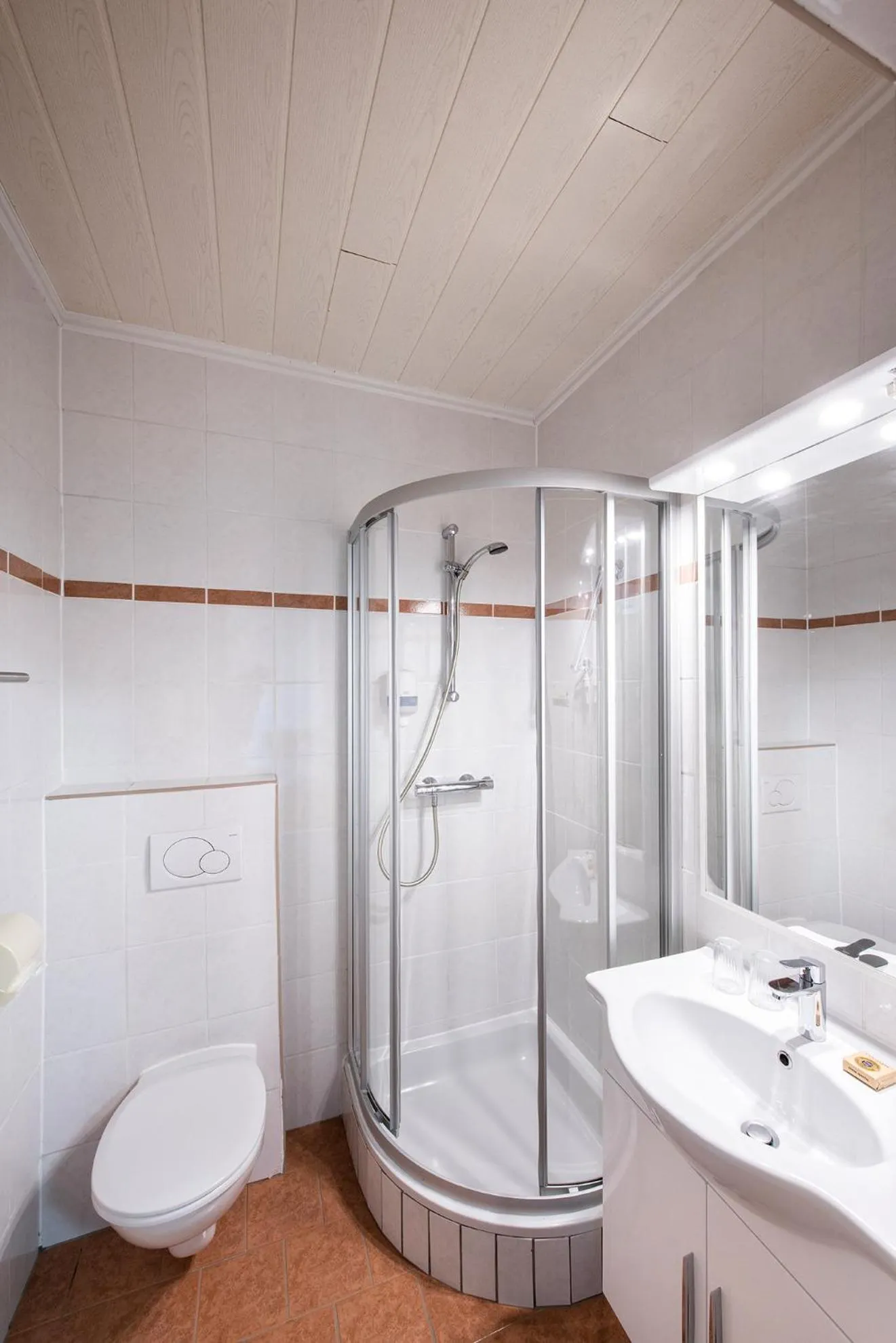 Bathroom in Hotel Altneudörflerhof