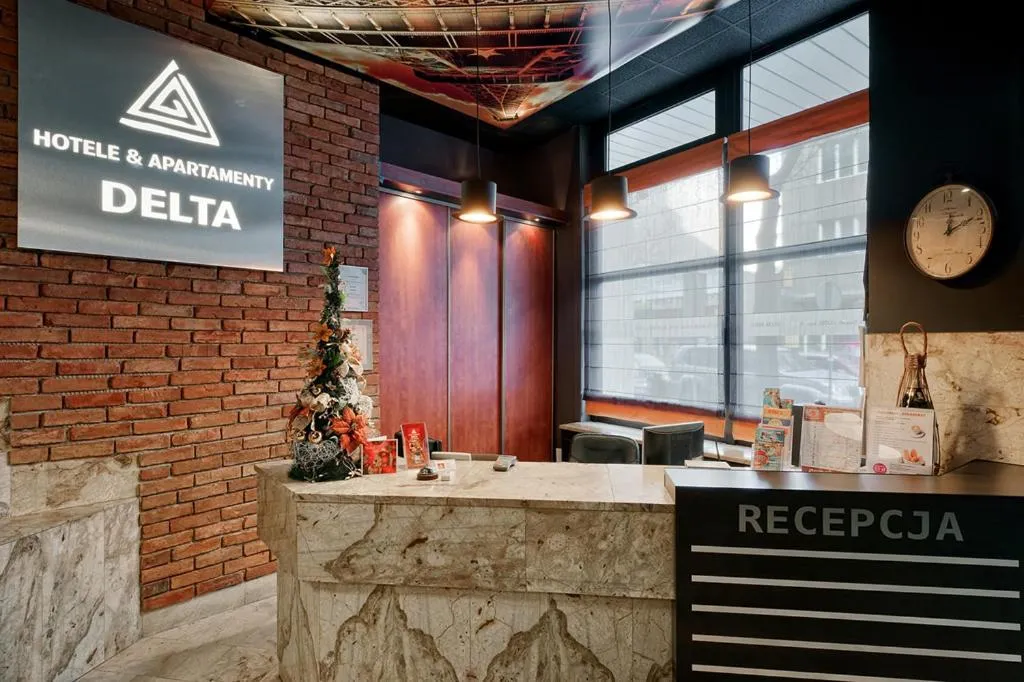 Lobby or reception in Hotel Delta