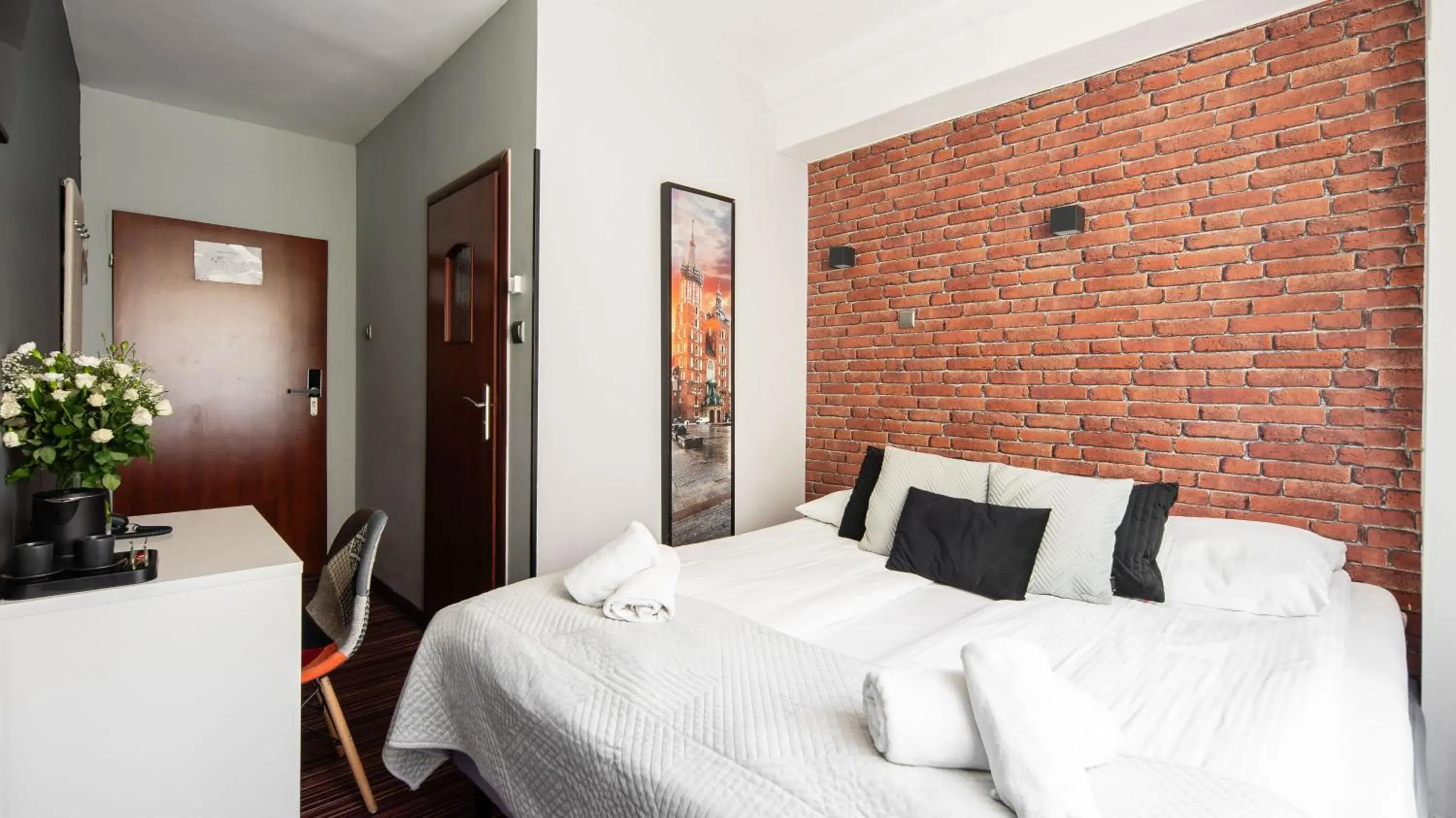 Bed in Hotel Delta Bed in Hotel Delta