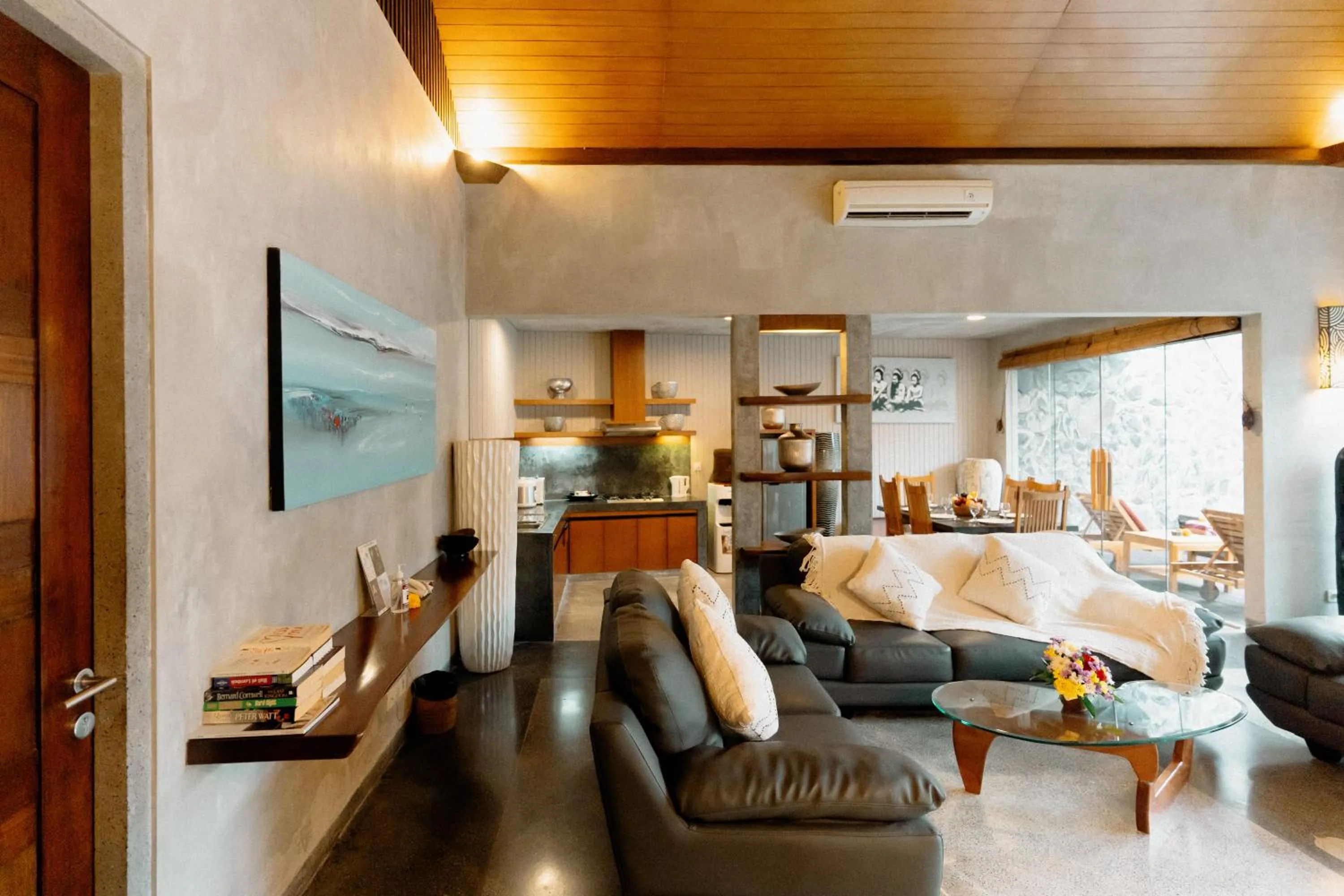 Living room, Bed in Bracha Villas Bali