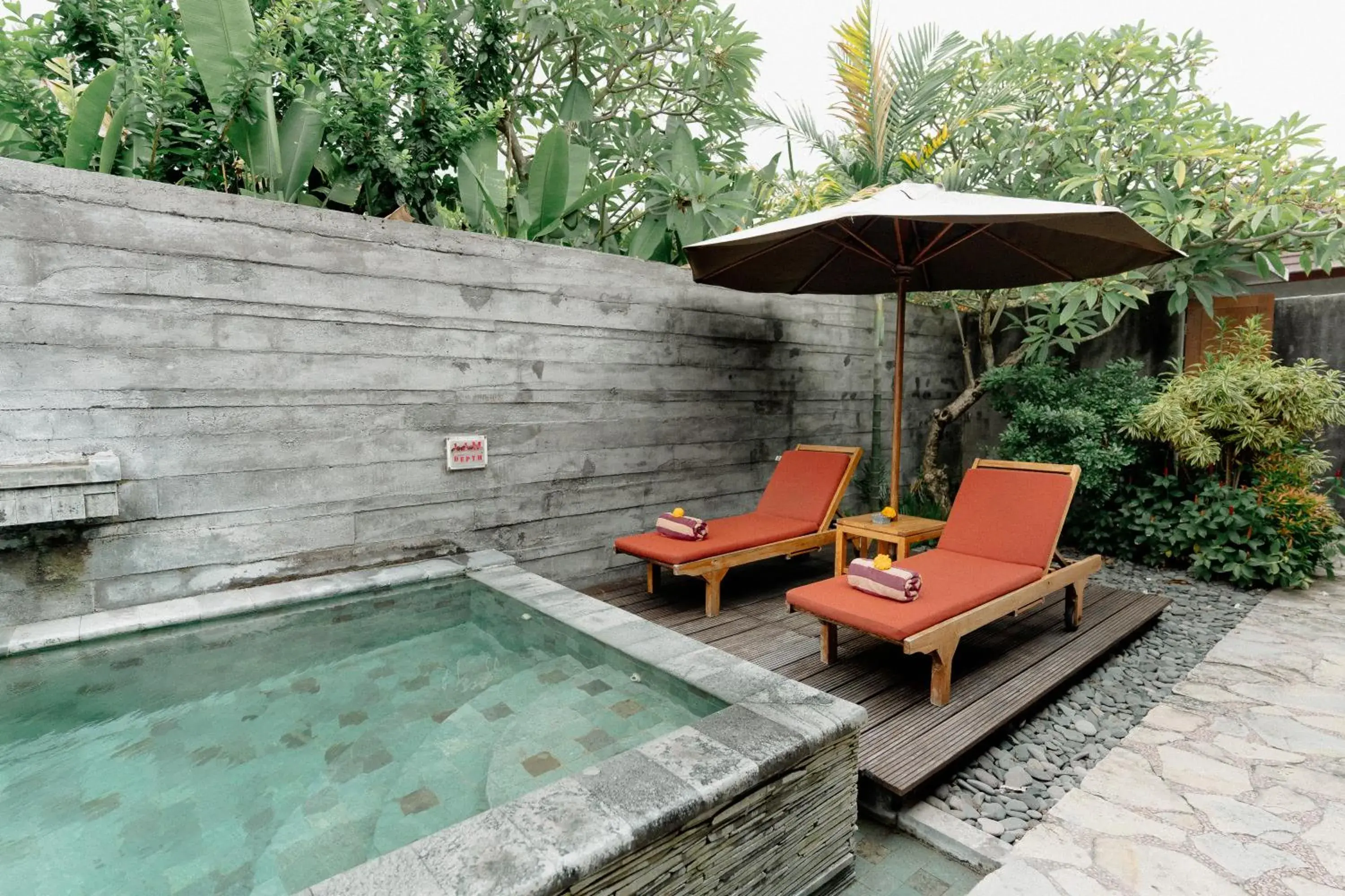 Swimming pool in Bracha Villas Bali Swimming pool in Bracha Villas Bali