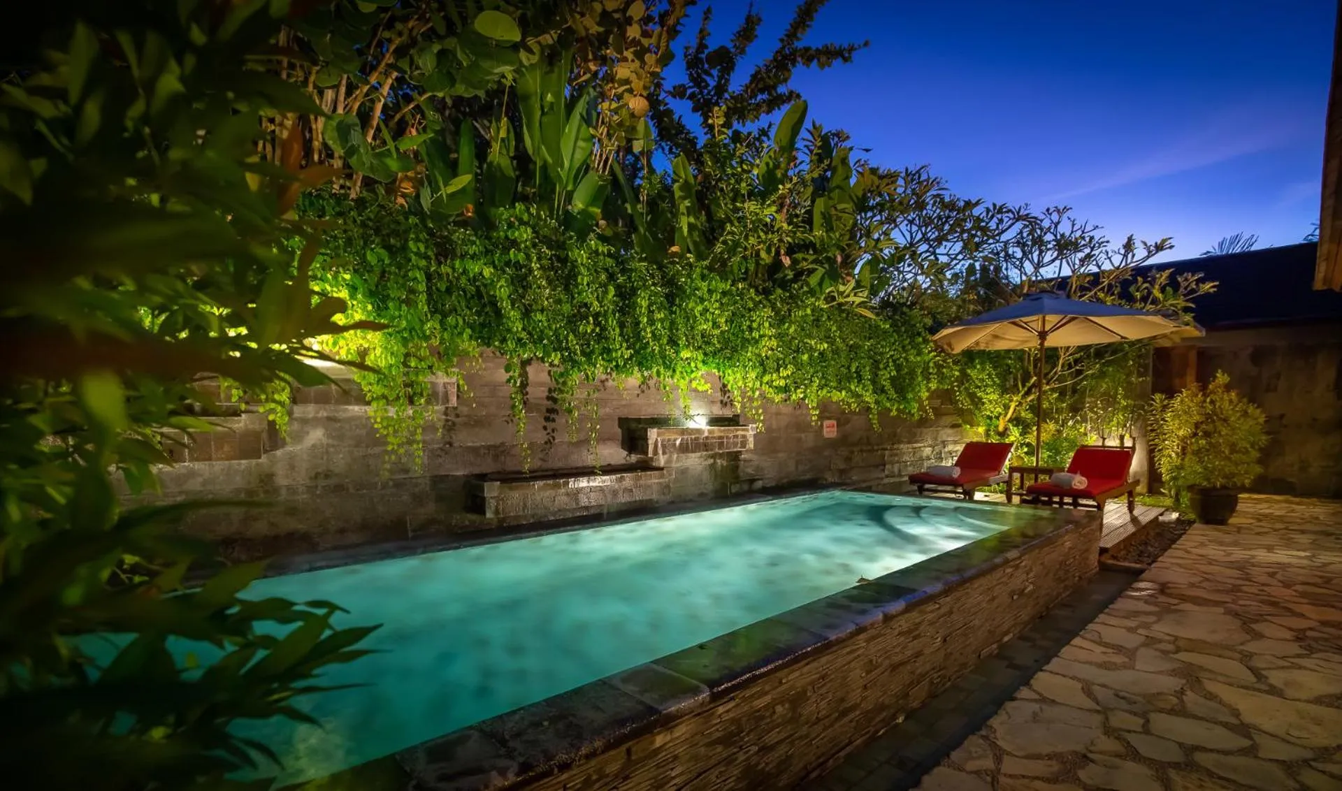 Swimming pool in Bracha Villas Bali