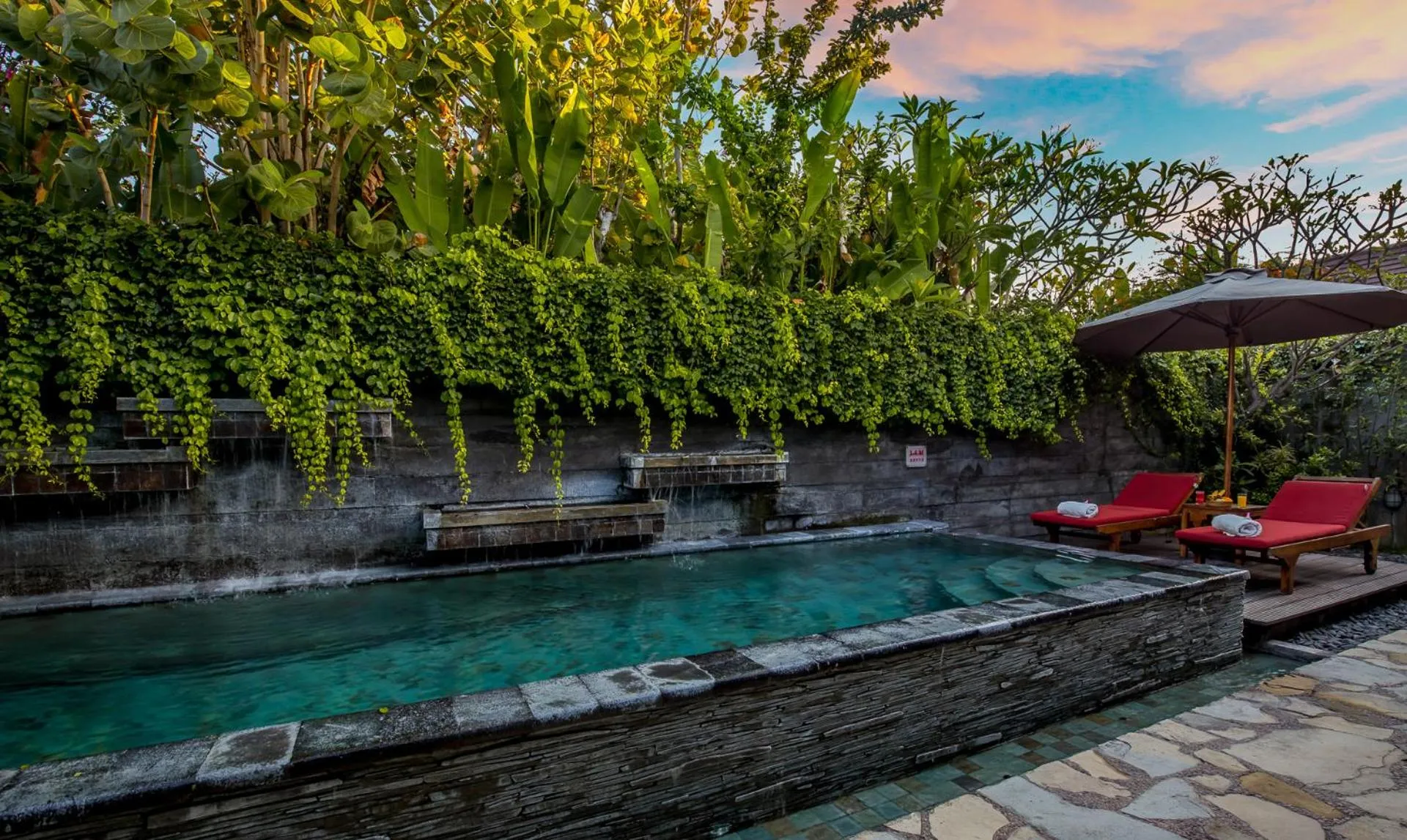 Swimming pool in Bracha Villas Bali