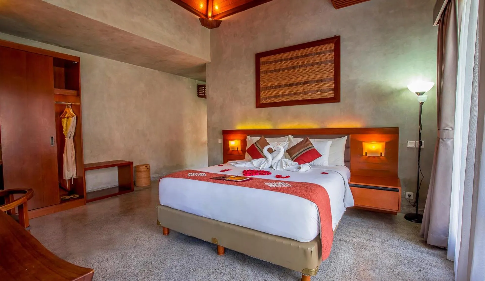 Bed in Bracha Villas Bali