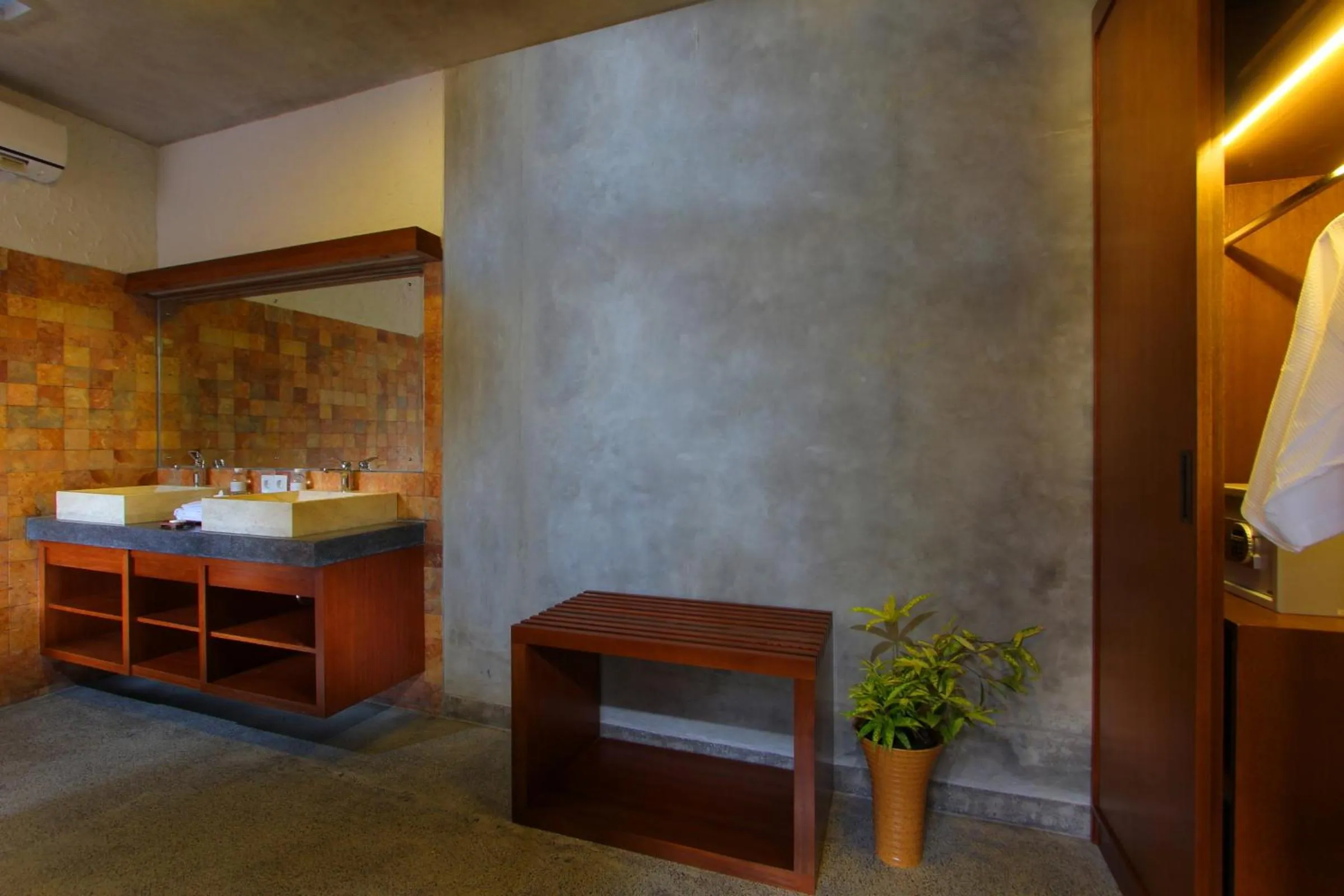 Bathroom, Bed in Bracha Villas Bali