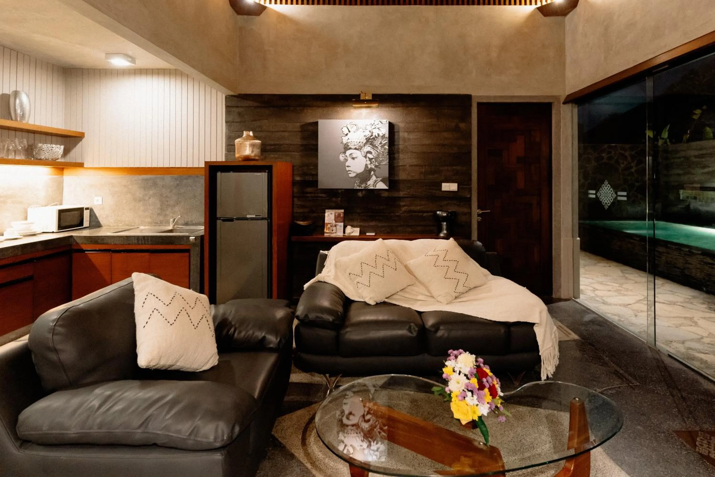 Living room in Bracha Villas Bali