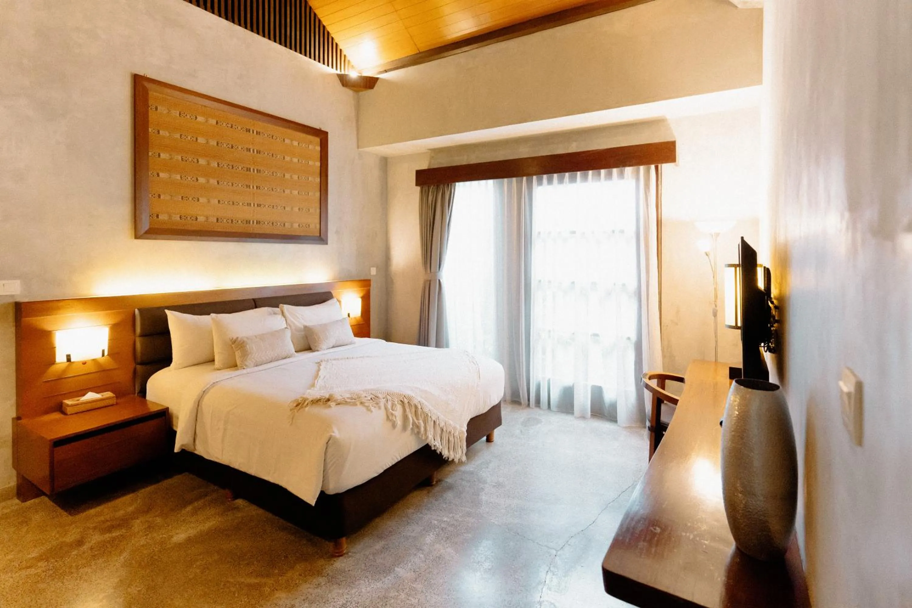 Bed in Bracha Villas Bali