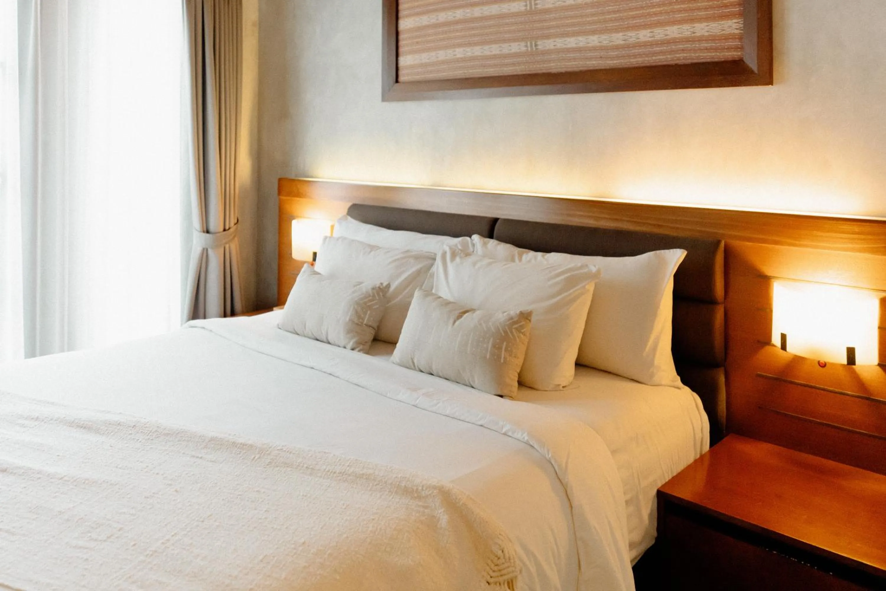 Bed in Bracha Villas Bali