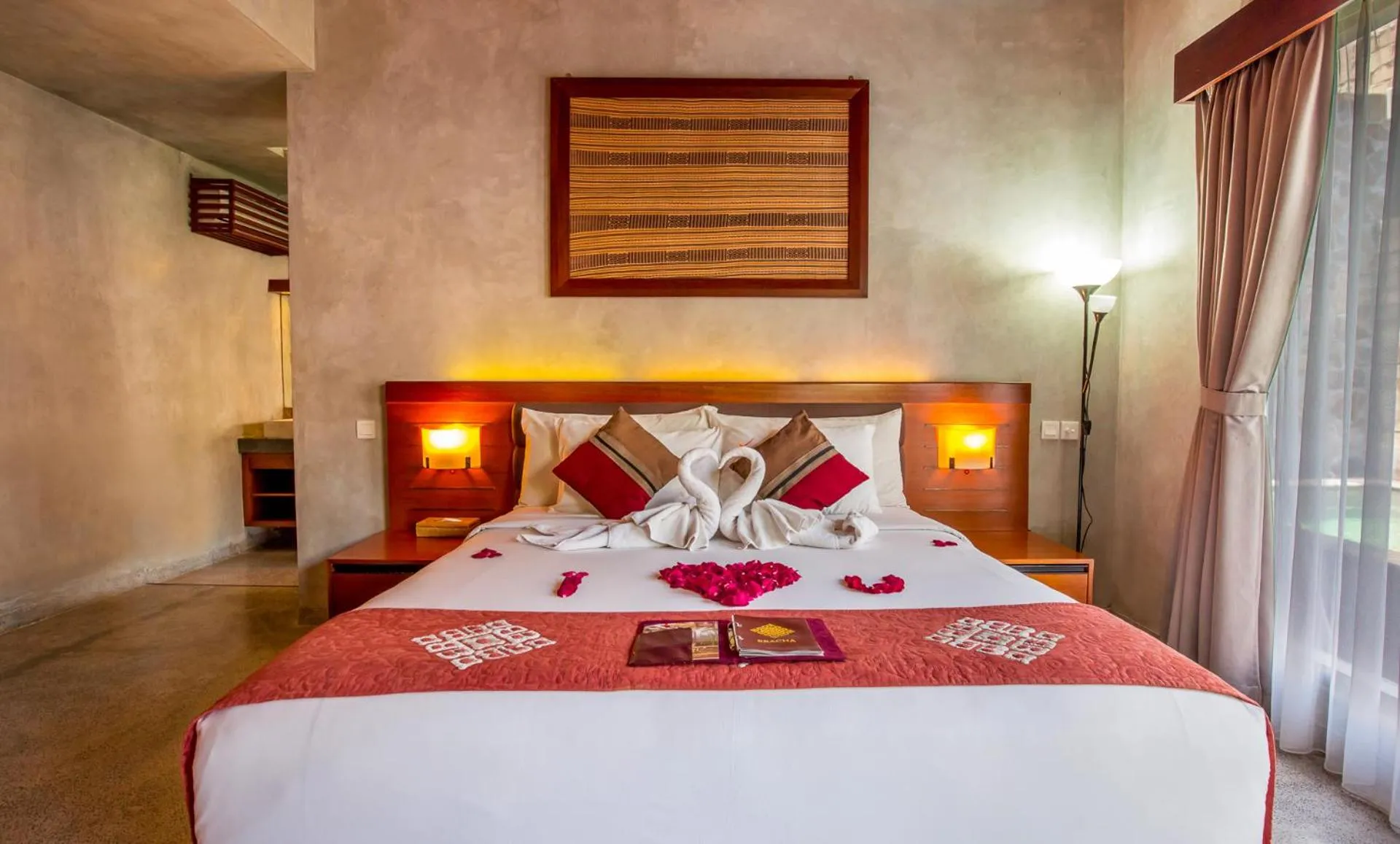 Bed in Bracha Villas Bali