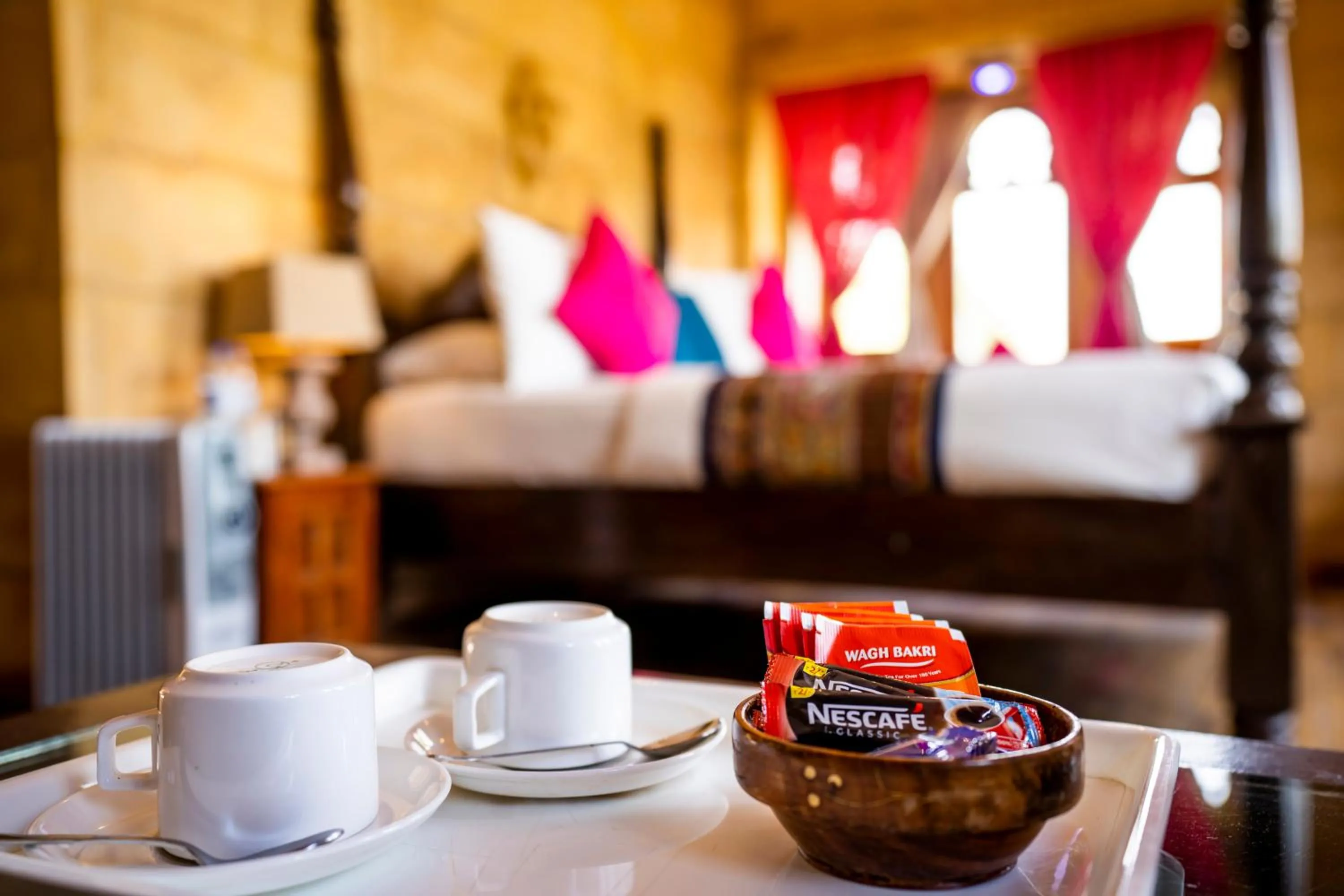 Coffee/tea facilities, Bed in Hotel Helsinki House