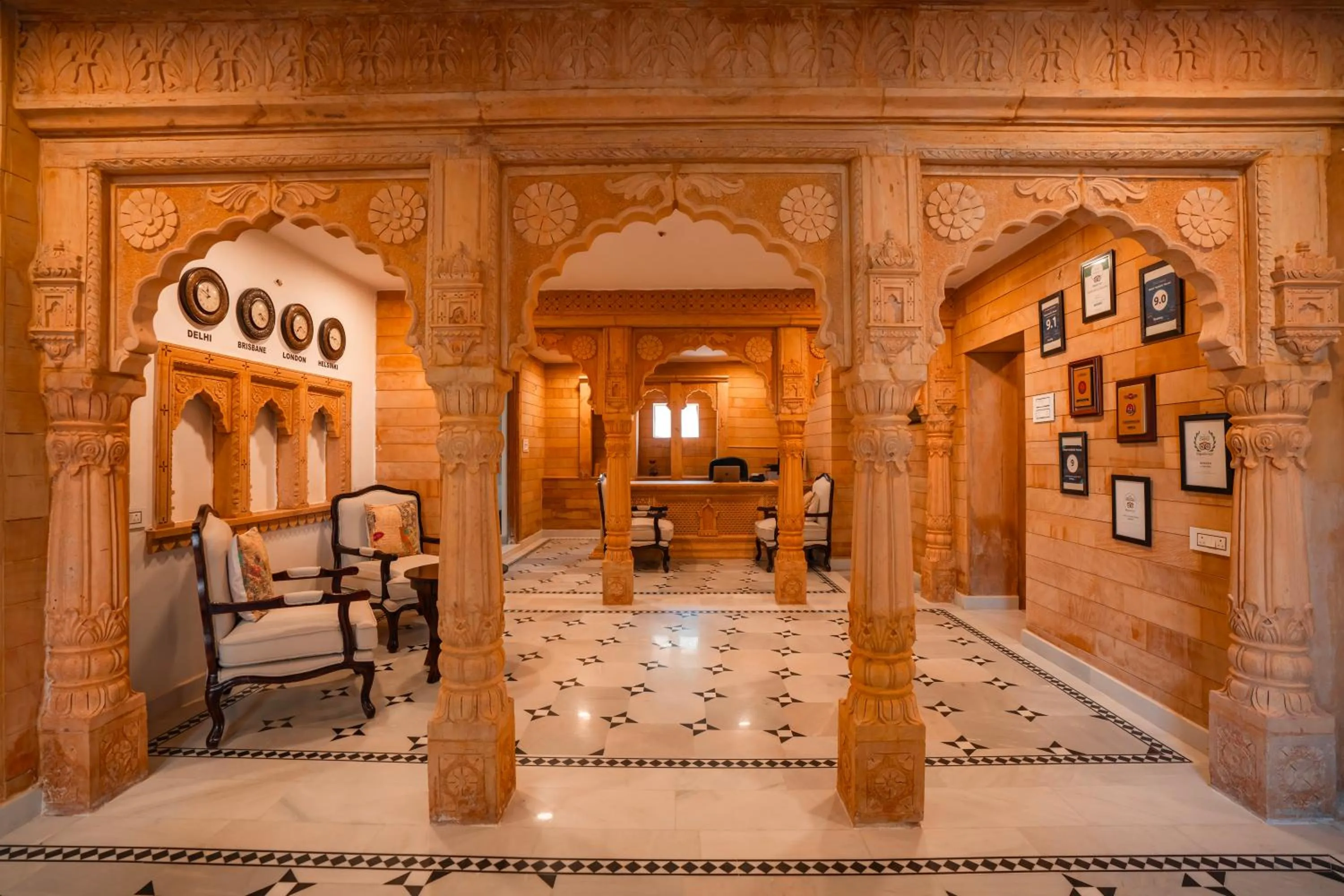 Lobby or reception in Hotel Helsinki House