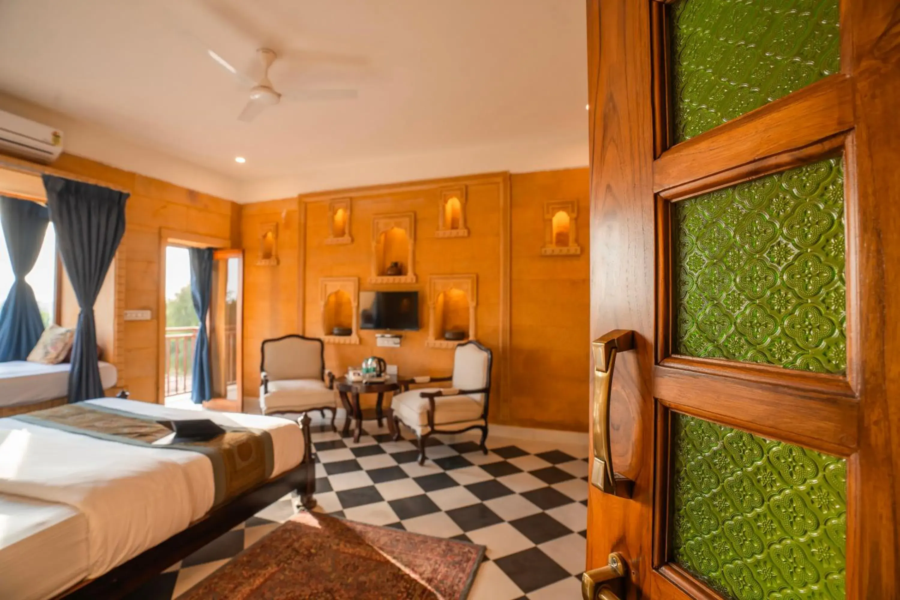 View (from property/room), Bed in Hotel Helsinki House View (from property/room), Bed in Hotel Helsinki House