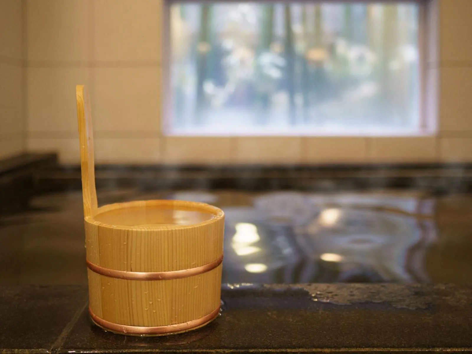 Hot Spring Bath in Super Hotel Hida Takayama