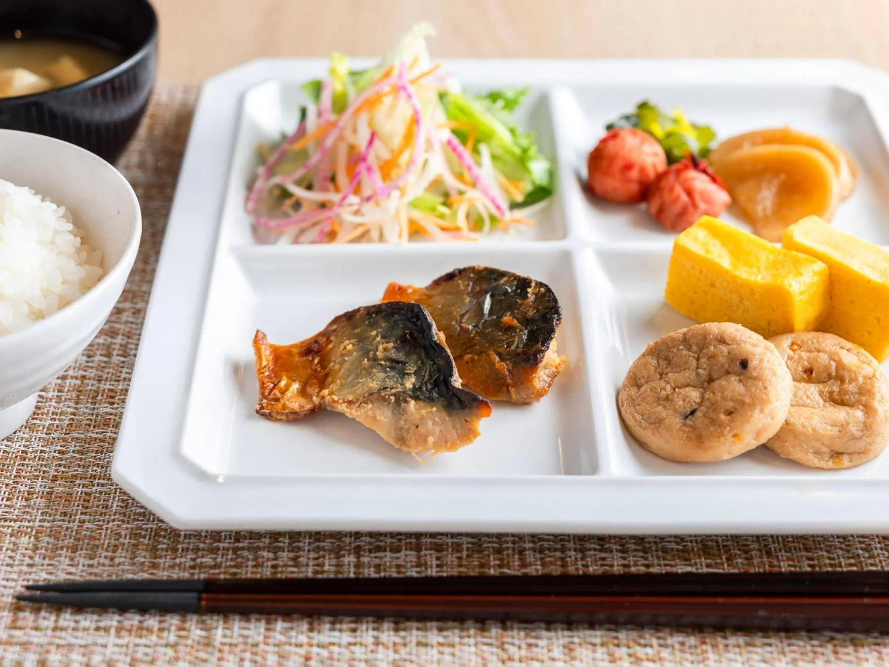 Breakfast in Super Hotel Hida Takayama