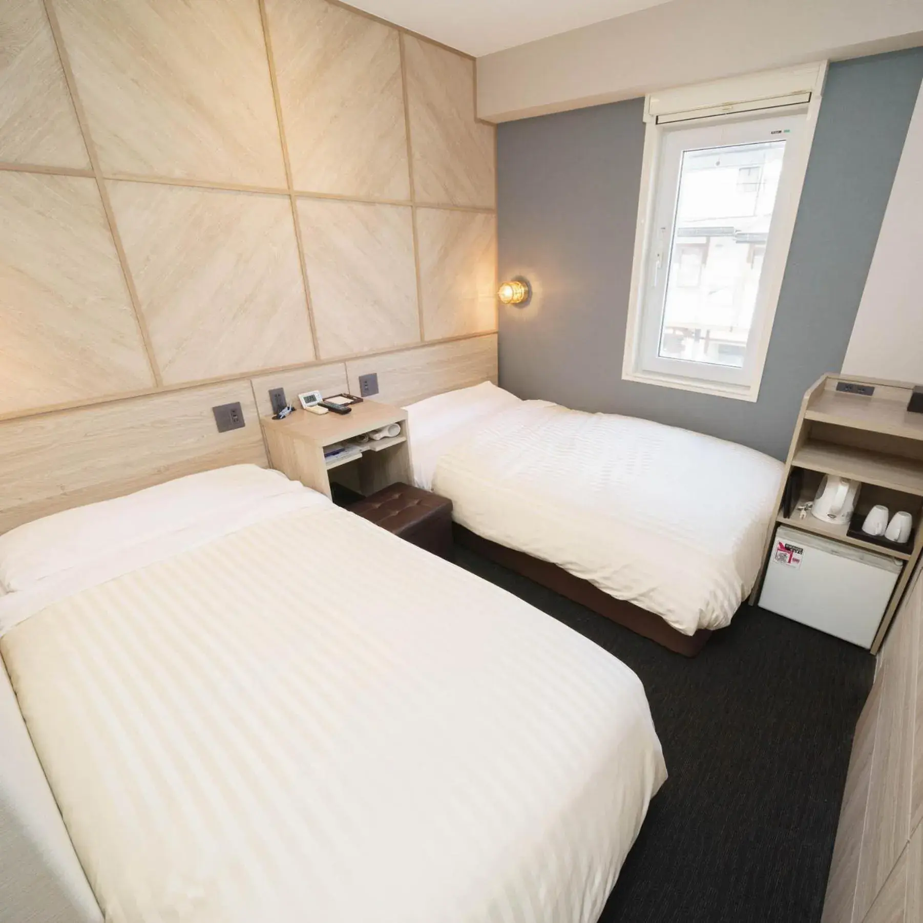 Bed in Super Hotel Hida Takayama Bed in Super Hotel Hida Takayama