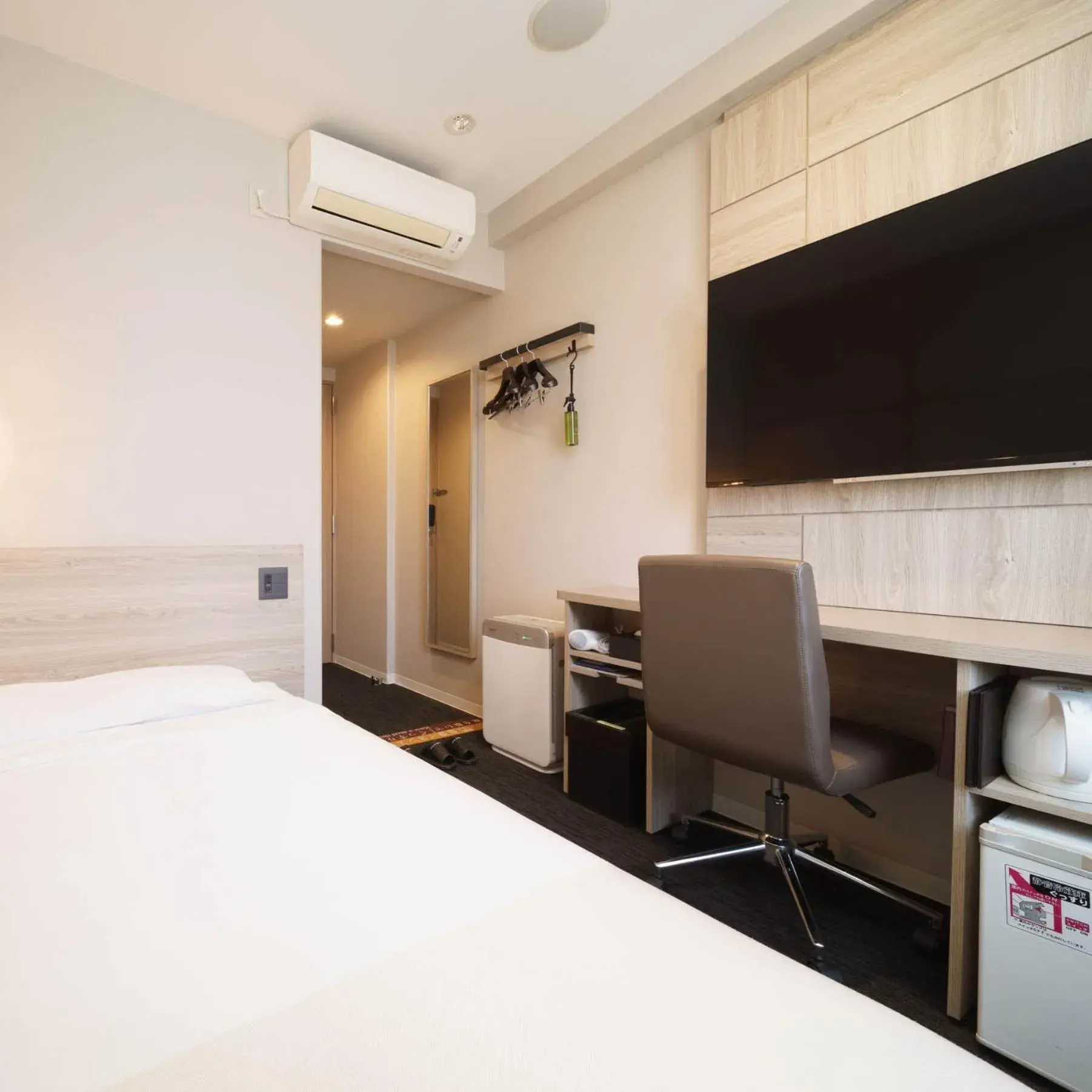 Bed in Super Hotel Hida Takayama Bed in Super Hotel Hida Takayama