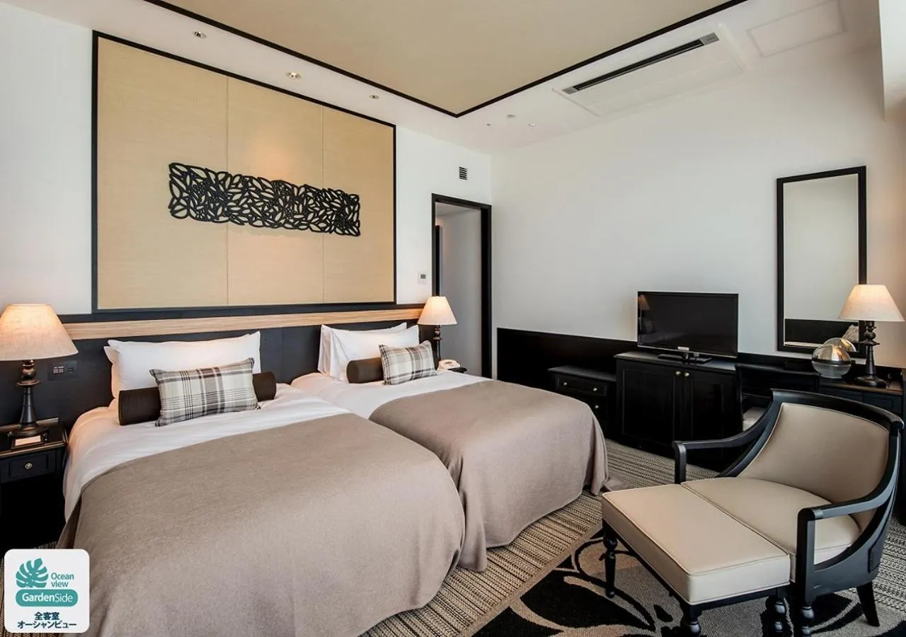 Photo of the whole room, Bed in Hotel Monterey Okinawa Spa & Resort