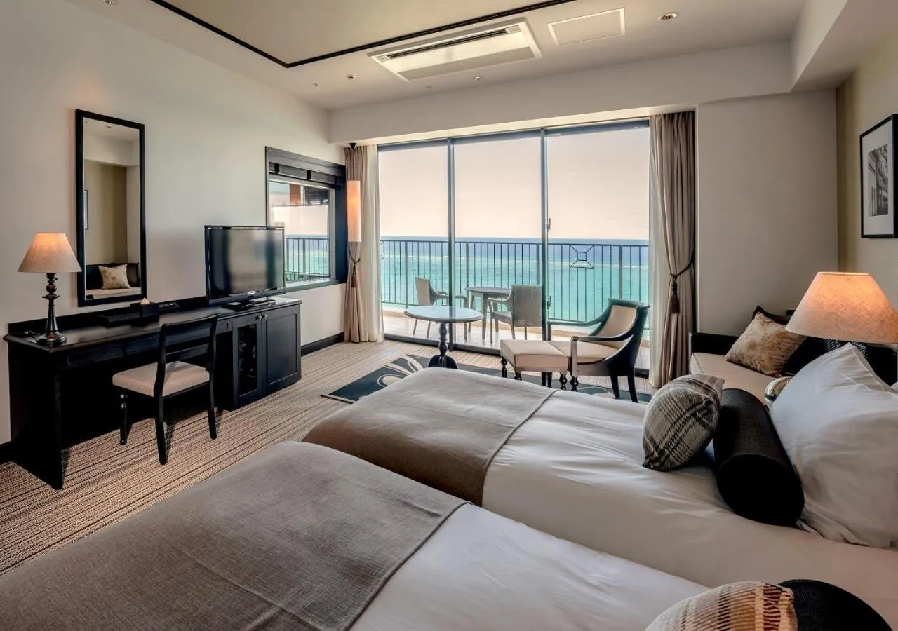 Bedroom, Bed in Hotel Monterey Okinawa Spa & Resort