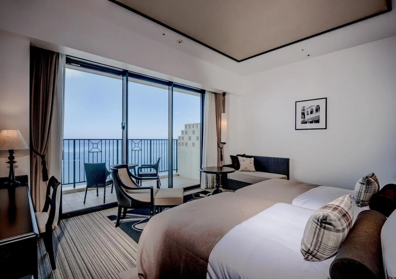 Bedroom, Bed in Hotel Monterey Okinawa Spa & Resort