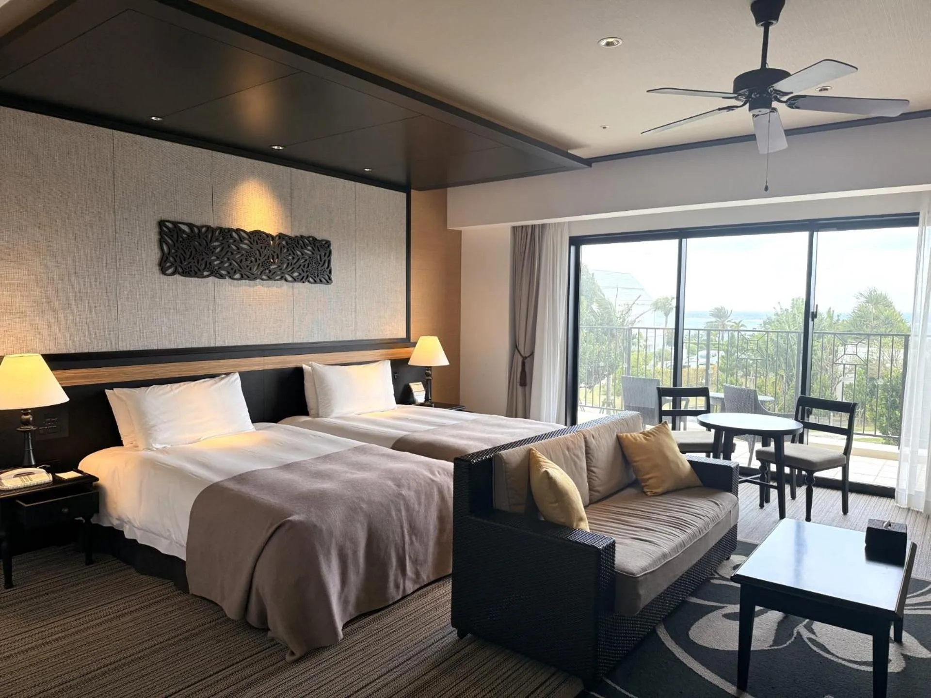 Photo of the whole room, Bed in Hotel Monterey Okinawa Spa & Resort