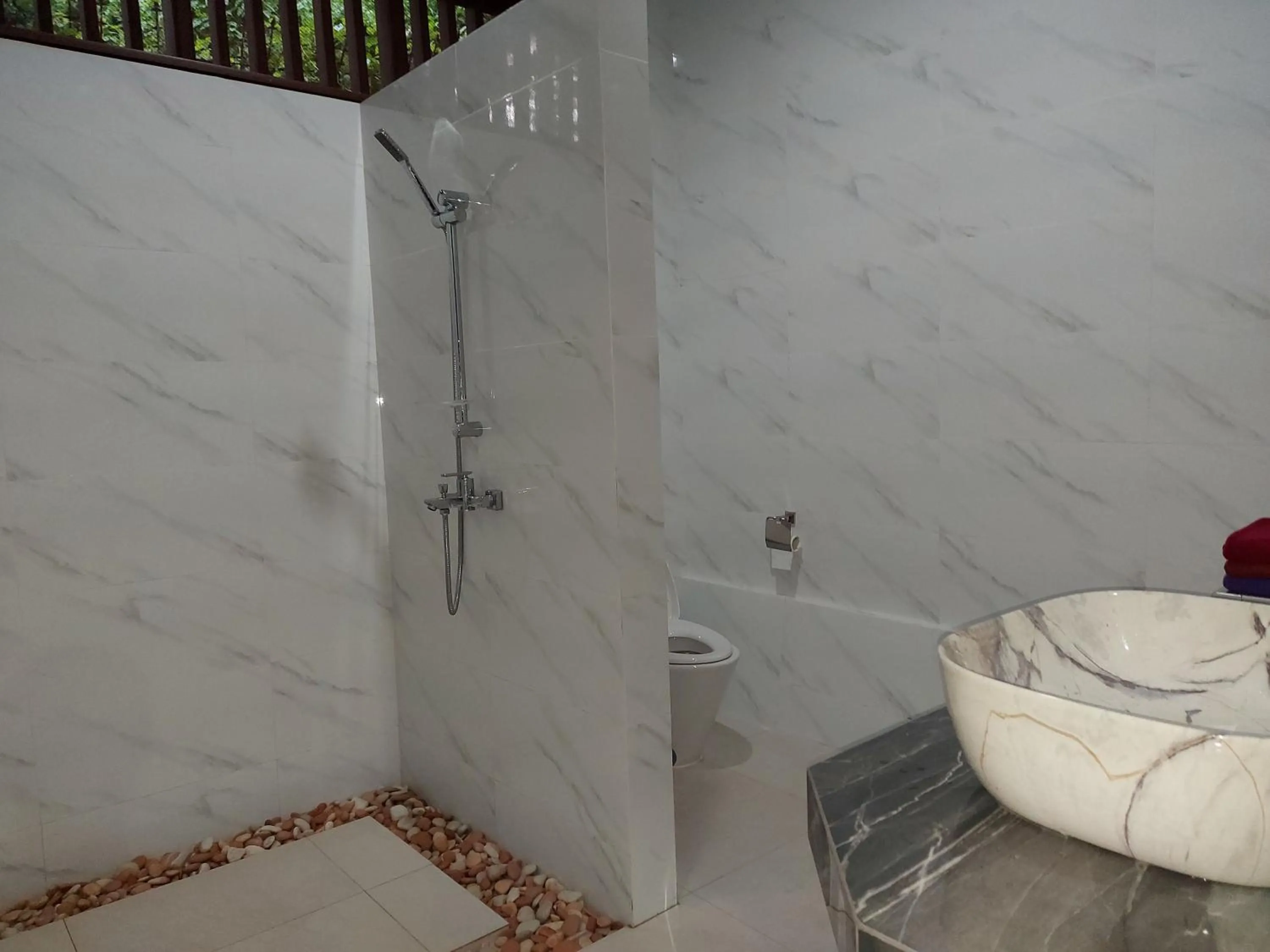 Shower in Sunset Villa