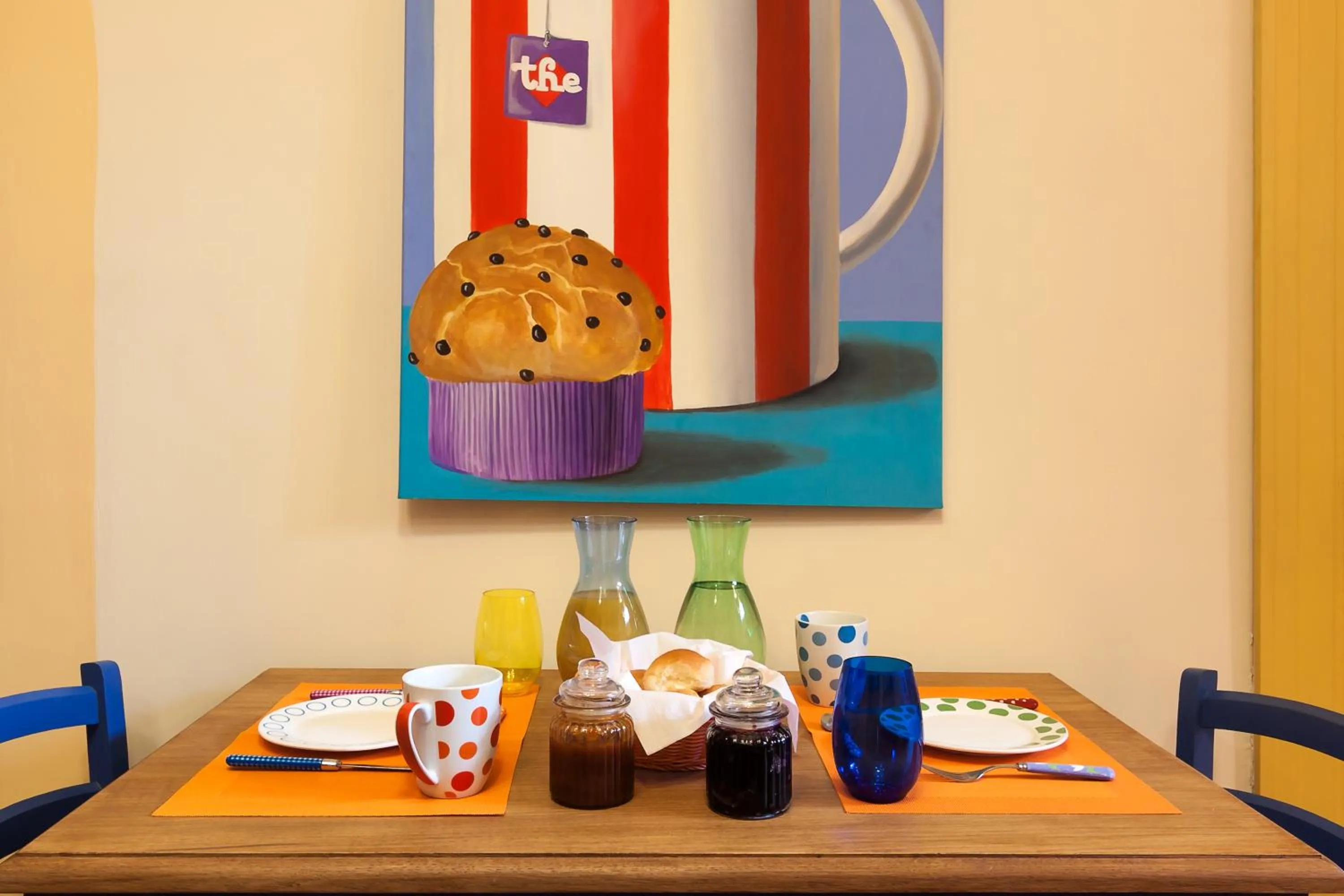 Dining area in Casa Astarita