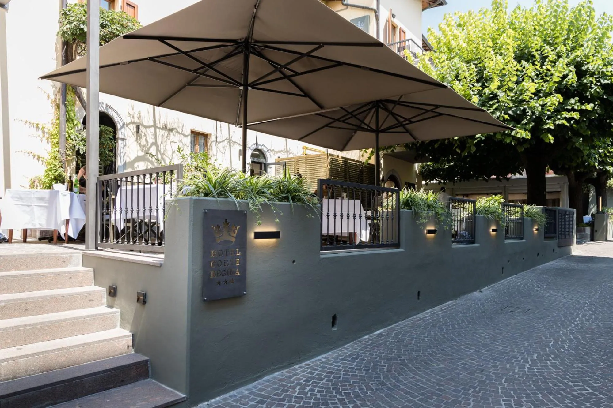 Patio in Hotel Corte Regina