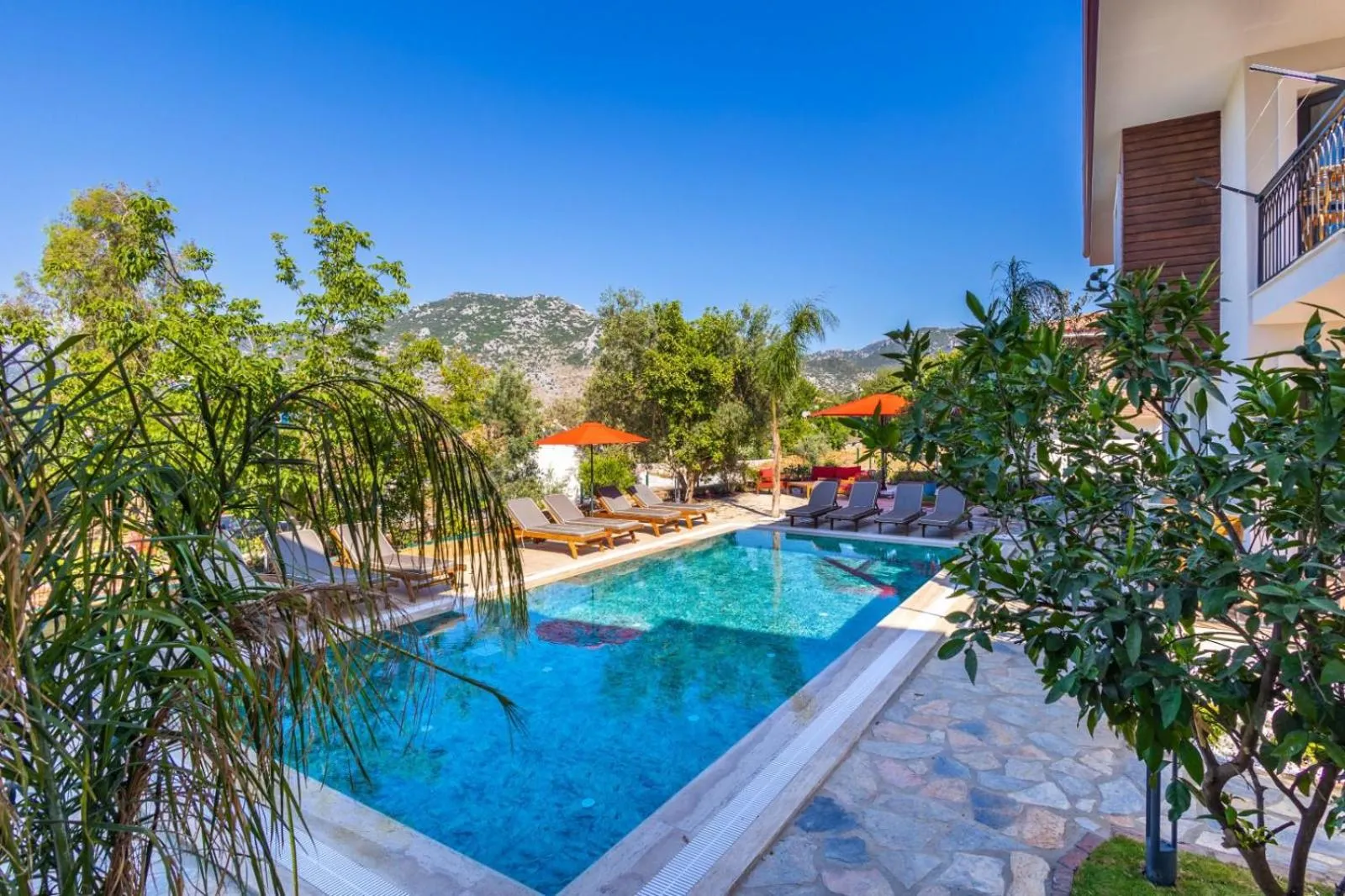 Pool view in Elizya Boutique Hotel