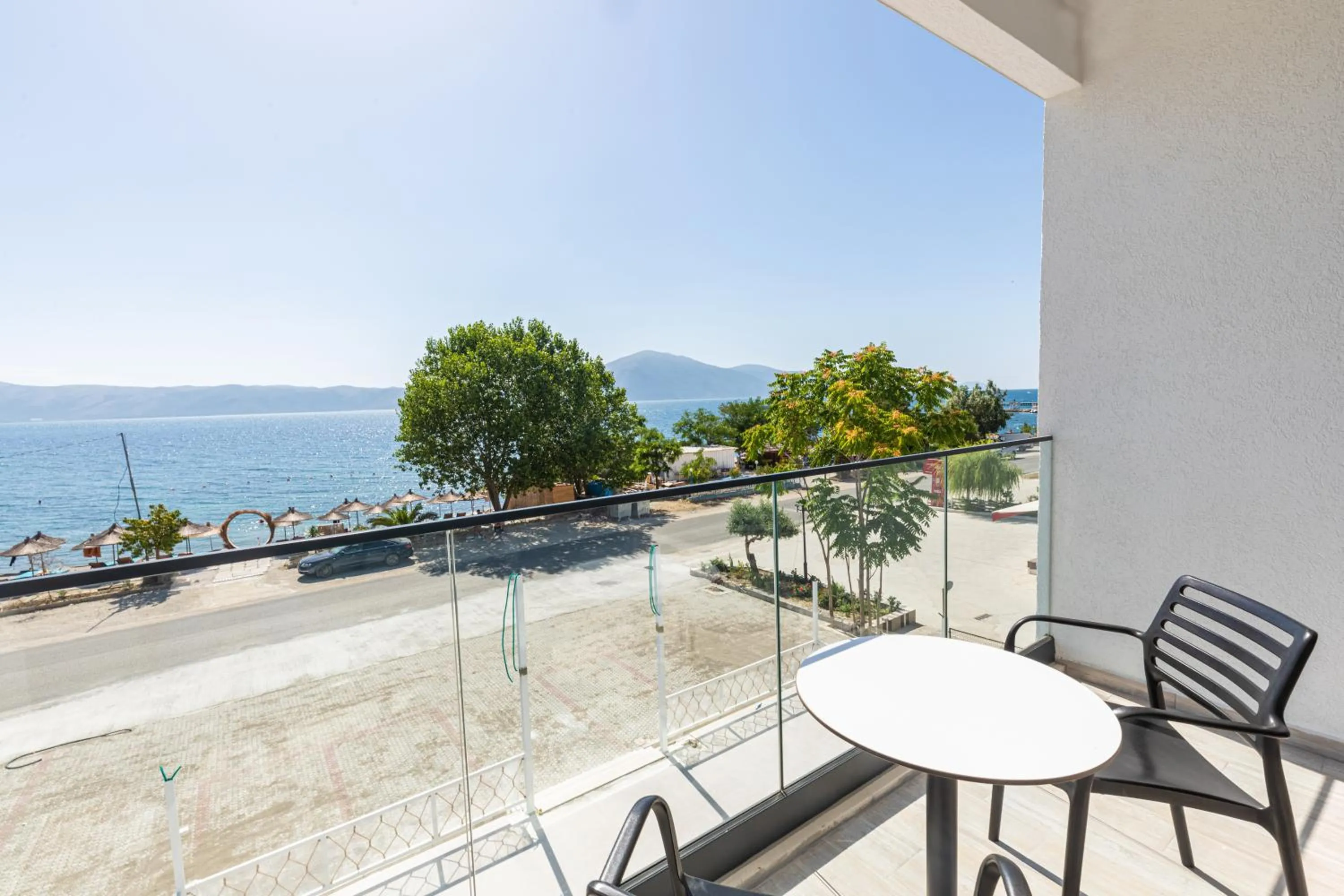 Balcony/Terrace in B&B Champagne, Vlore Bay