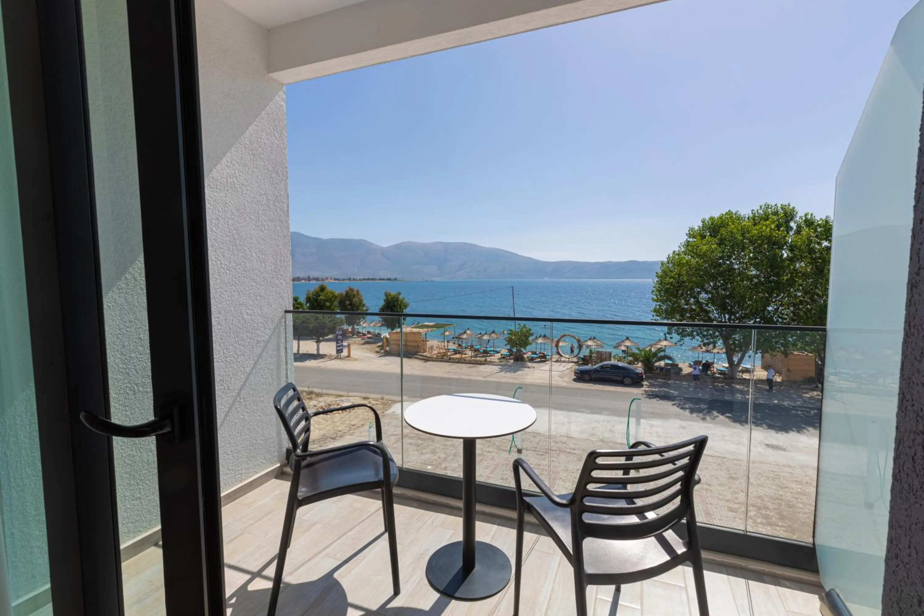 Balcony/Terrace in B&B Champagne, Vlore Bay