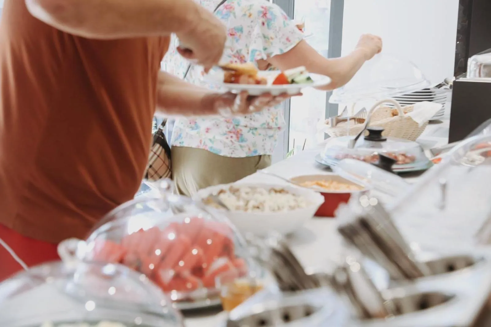 Buffet breakfast in B&B Champagne, Vlore Bay