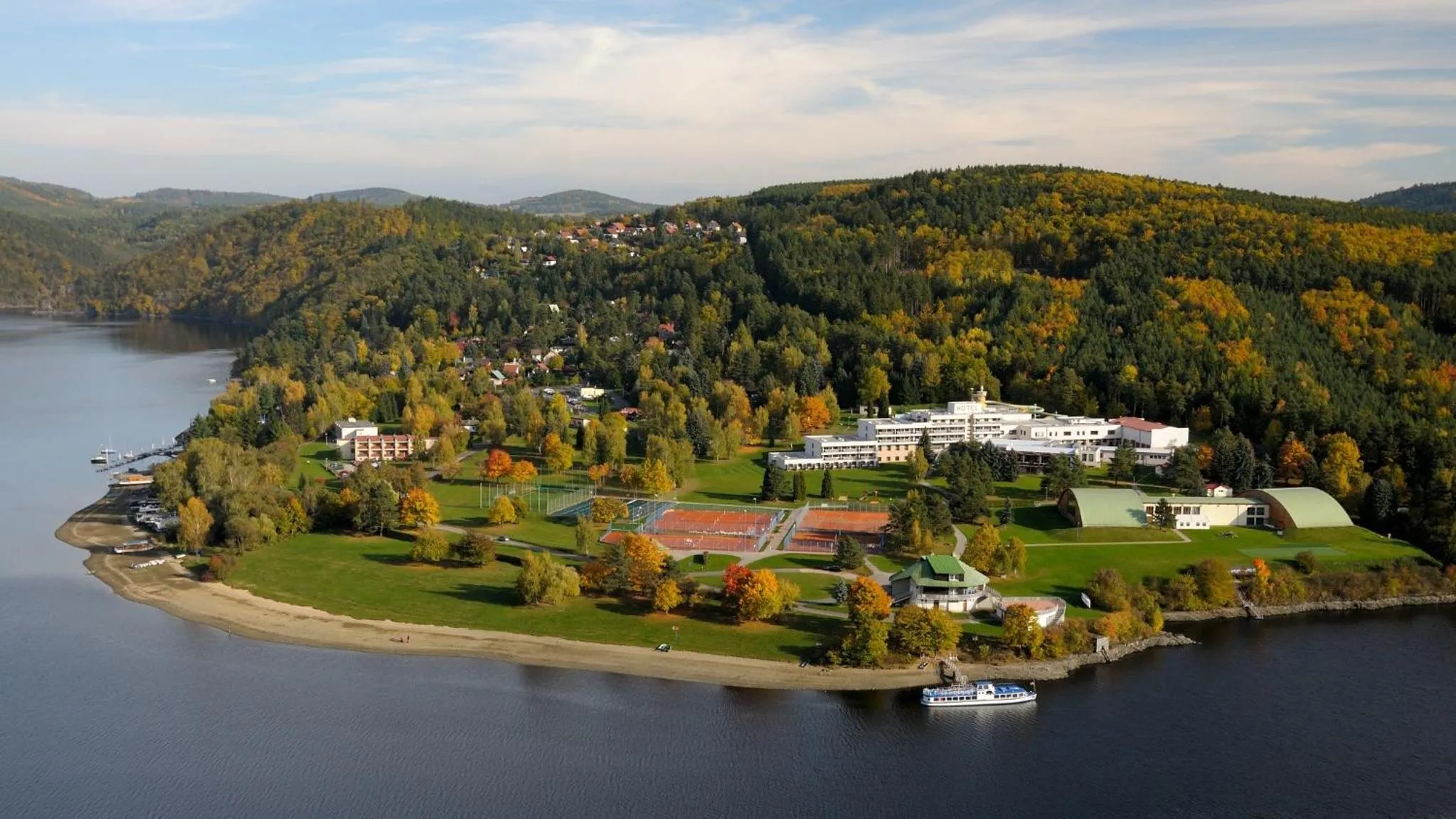 Bird's eye view in Hotel VZ Měřín