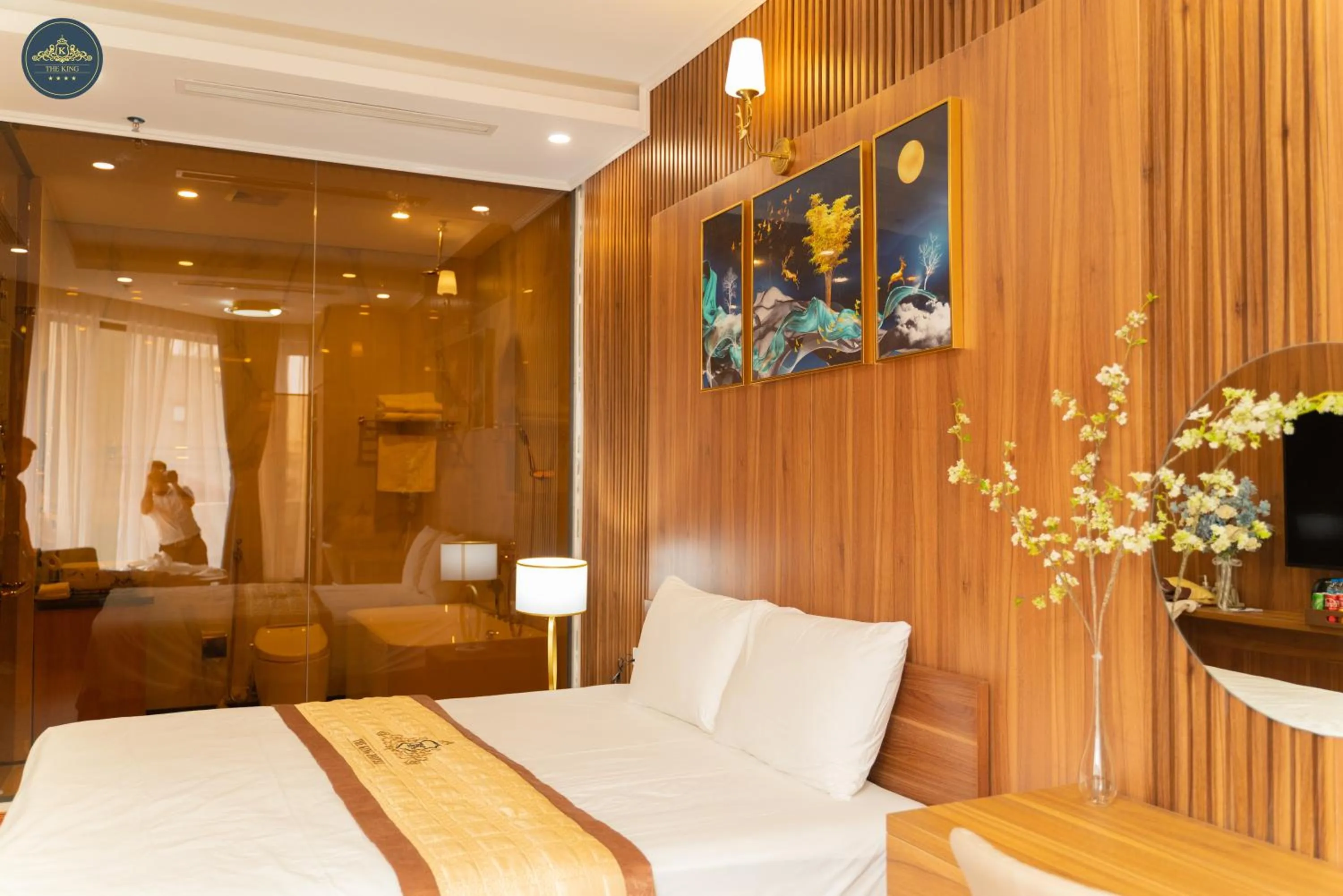 Photo of the whole room, Bed in The King Hotel - Condotel Thai Nguyen